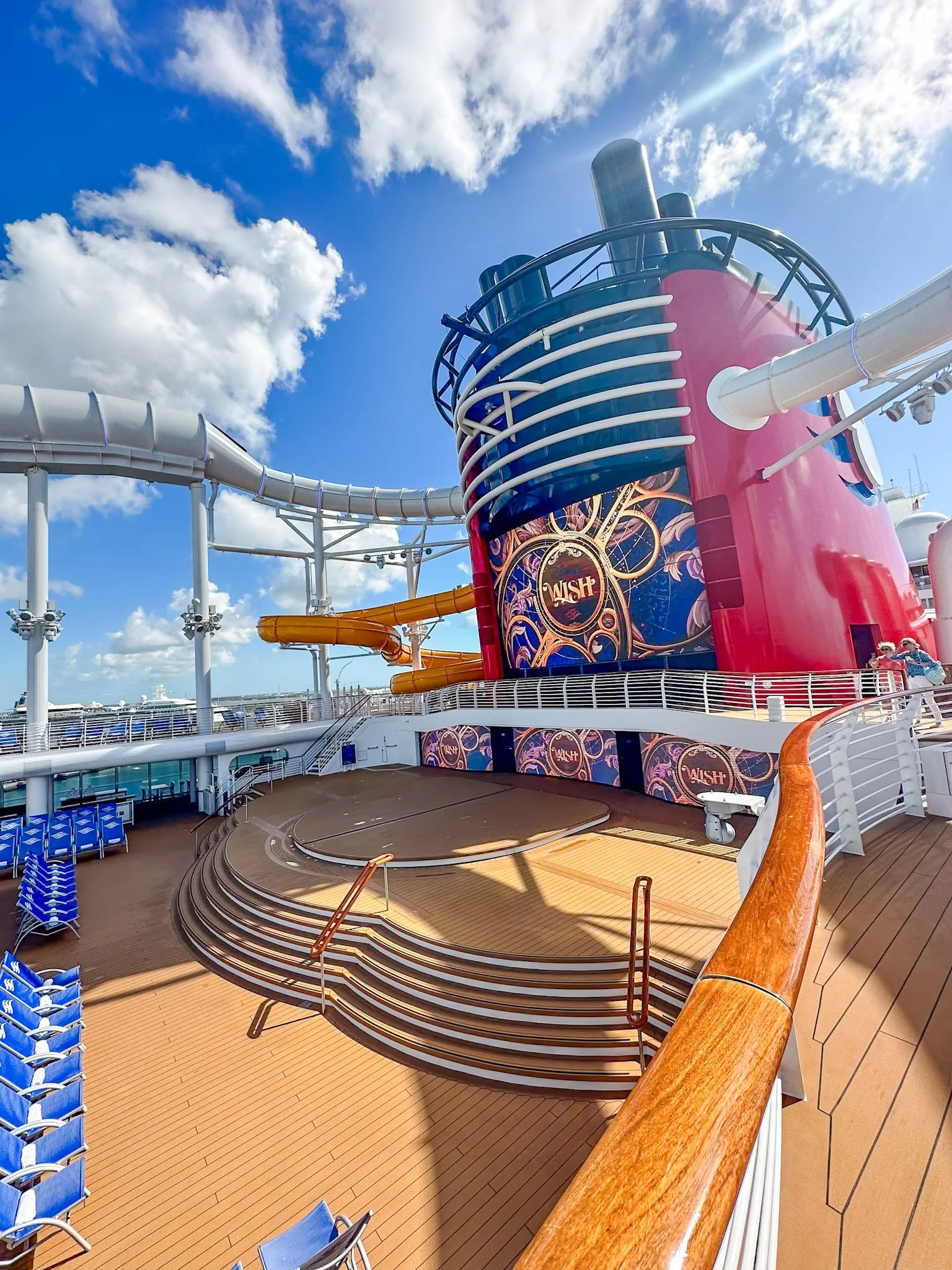 disney cruise line pool deck