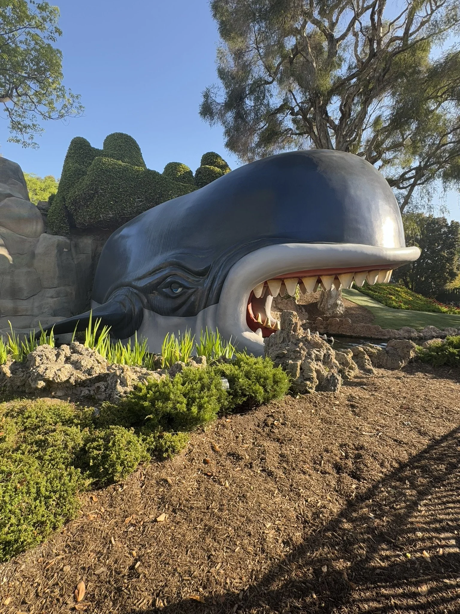 whale from the storybook canal at disneyland