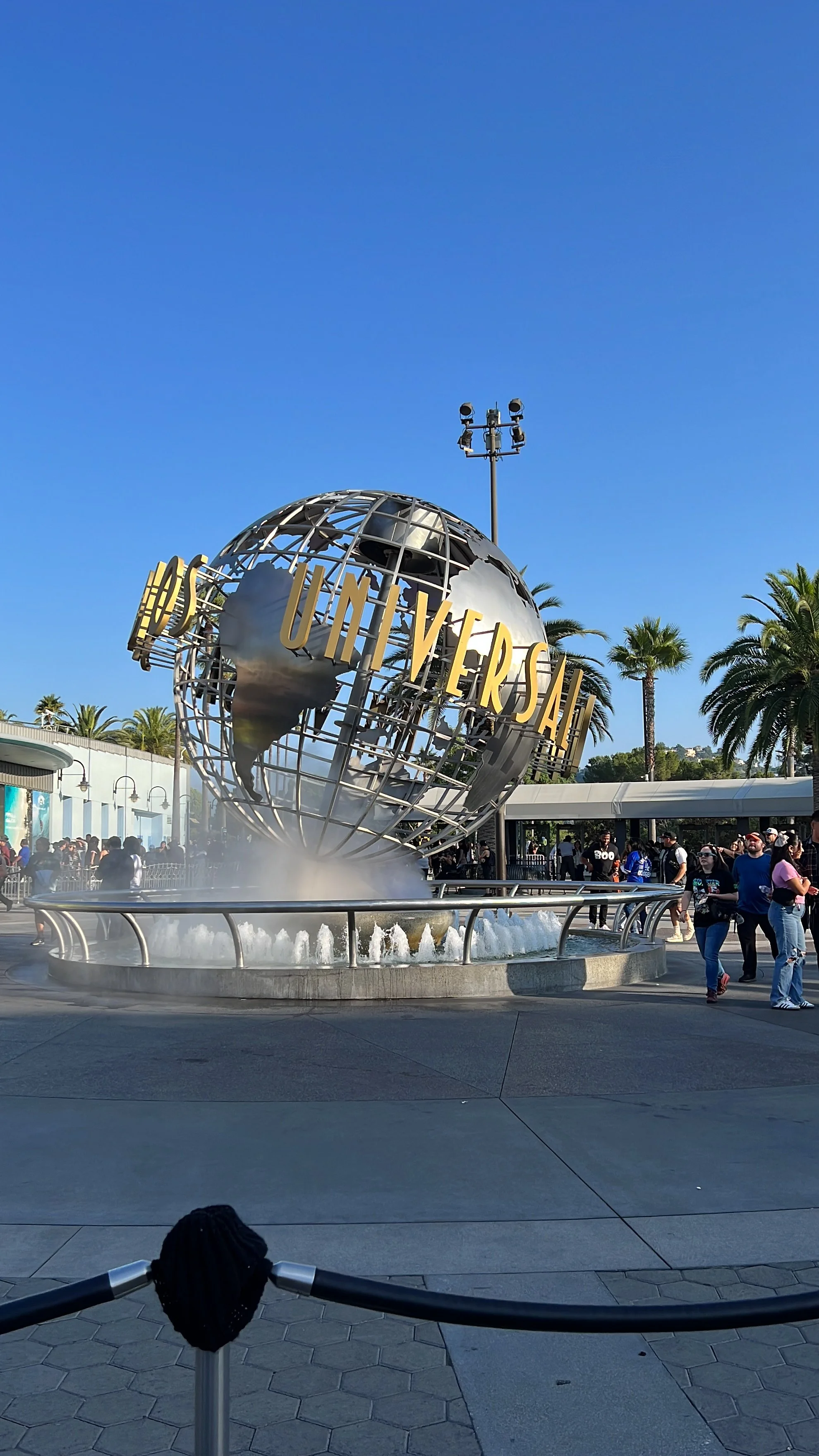 Universal Hollywood Front Entrance Globe