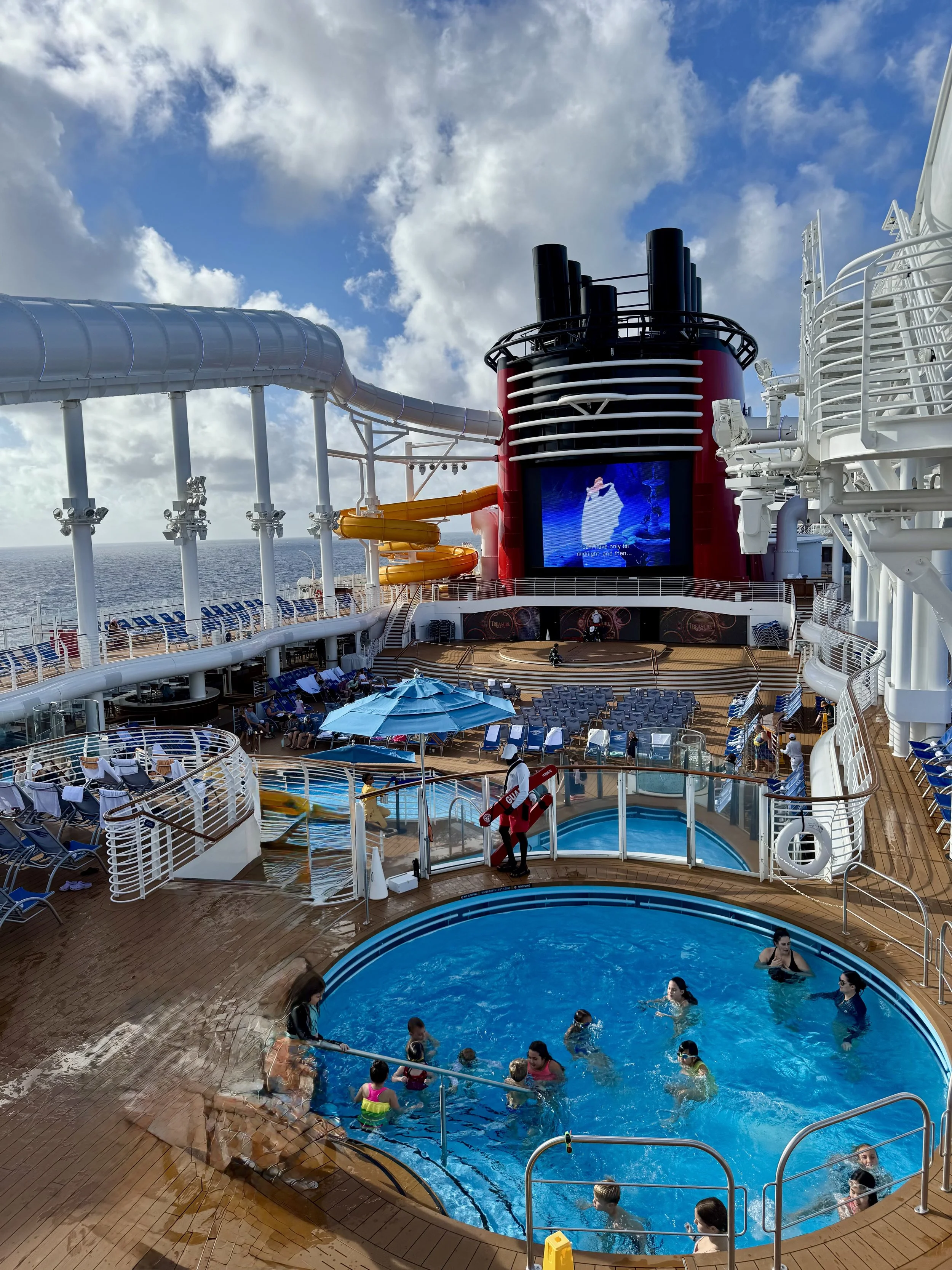 Disney Cruise Line Pool Deck