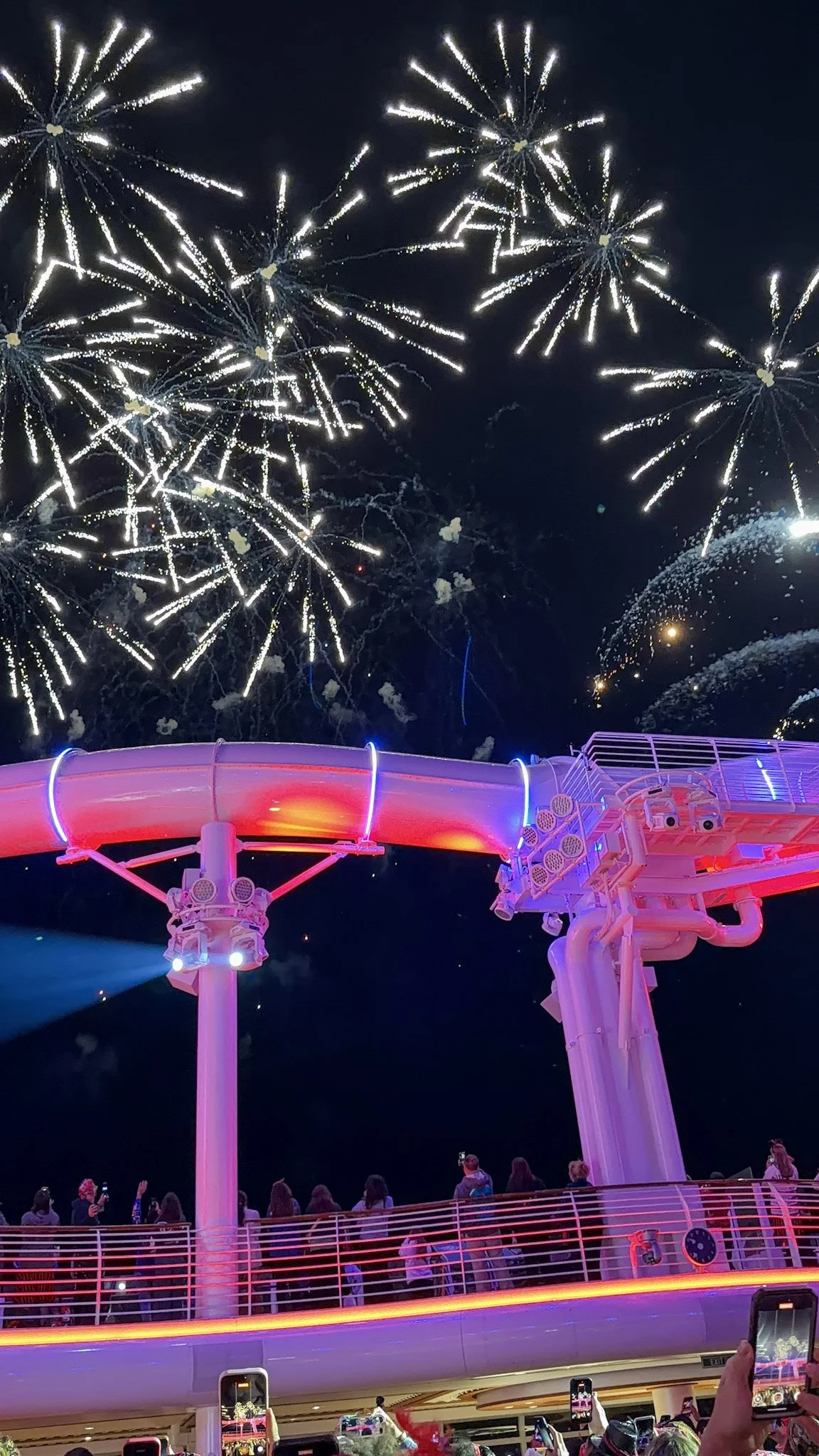 disney cruise line fireworks at sea