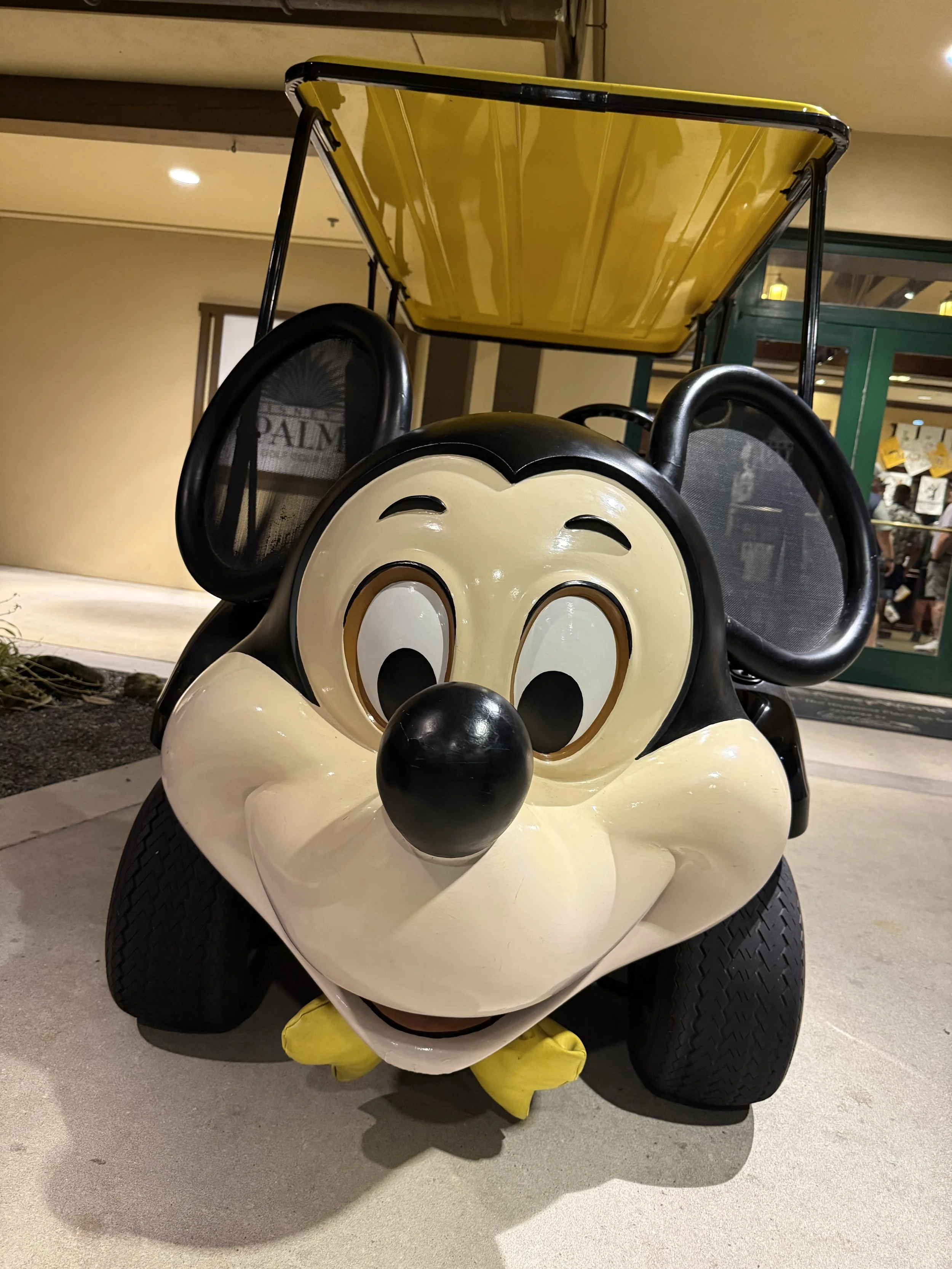mickey golf cart