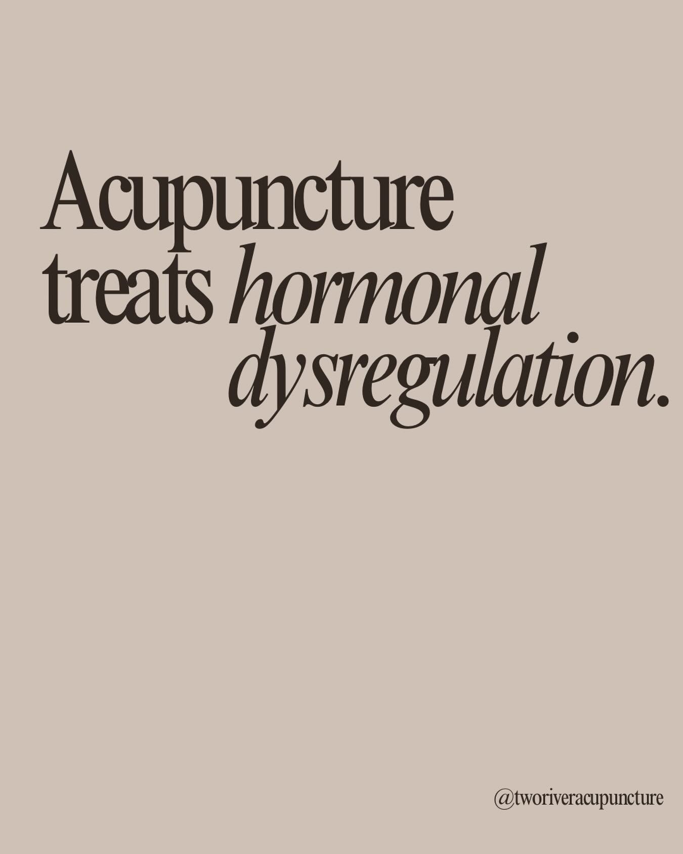 | ACUPUNCTURE FOR HORMONAL BALANCE |

Whether you are on a fertility journey, entering peri/menopause, or suffering from irregular periods and hormonal acne, there&rsquo;s a point for that 🪡

Scientifically speaking, acupuncture has been proved to i