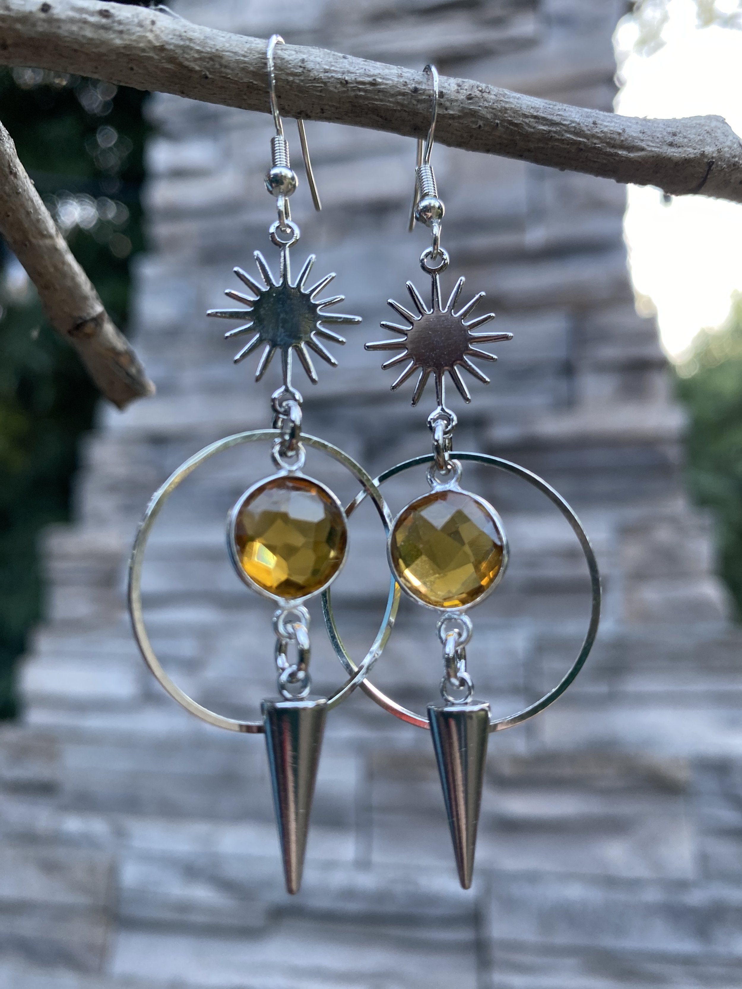 Silver Citrine Sun