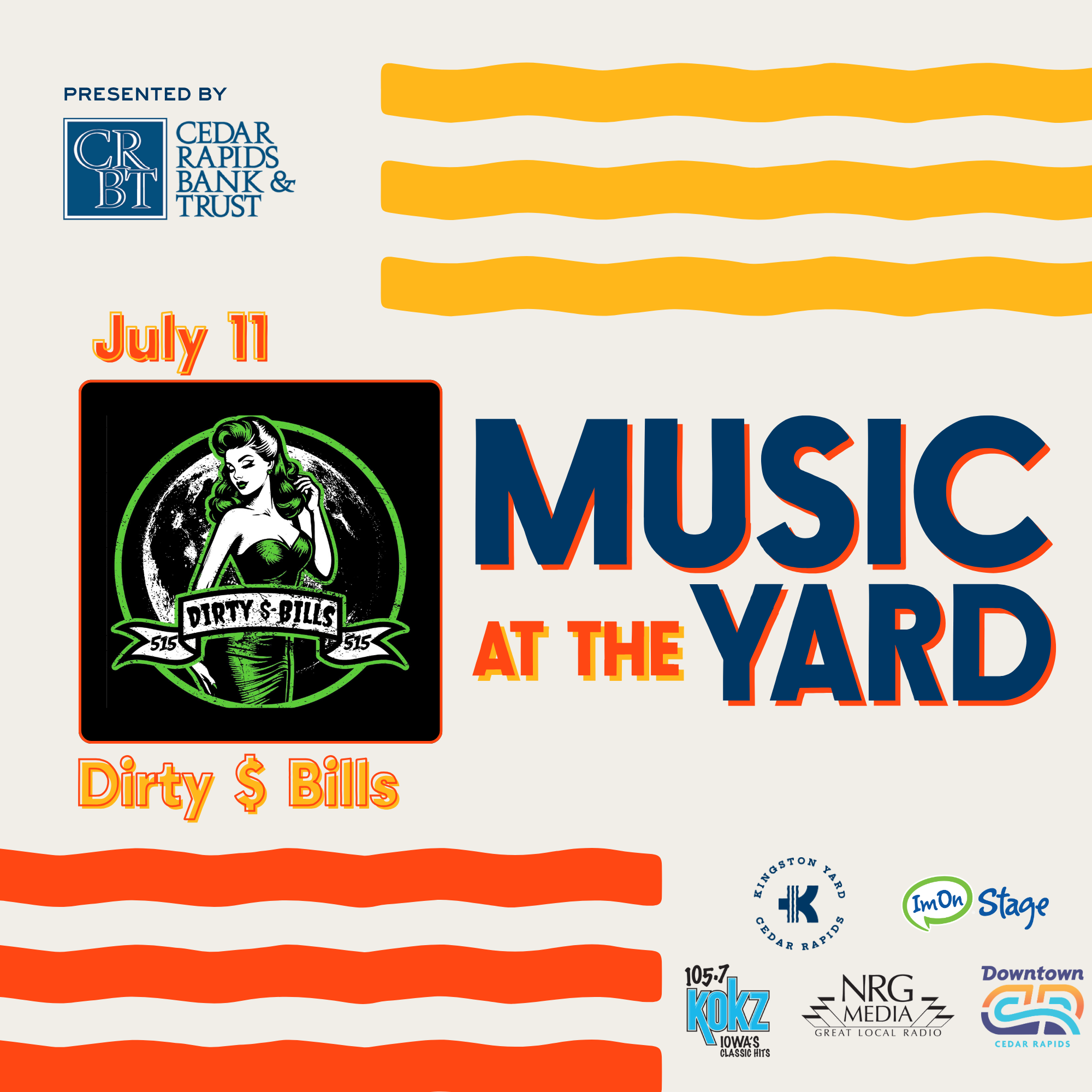 Music at The Yard - Dirty $ Bills