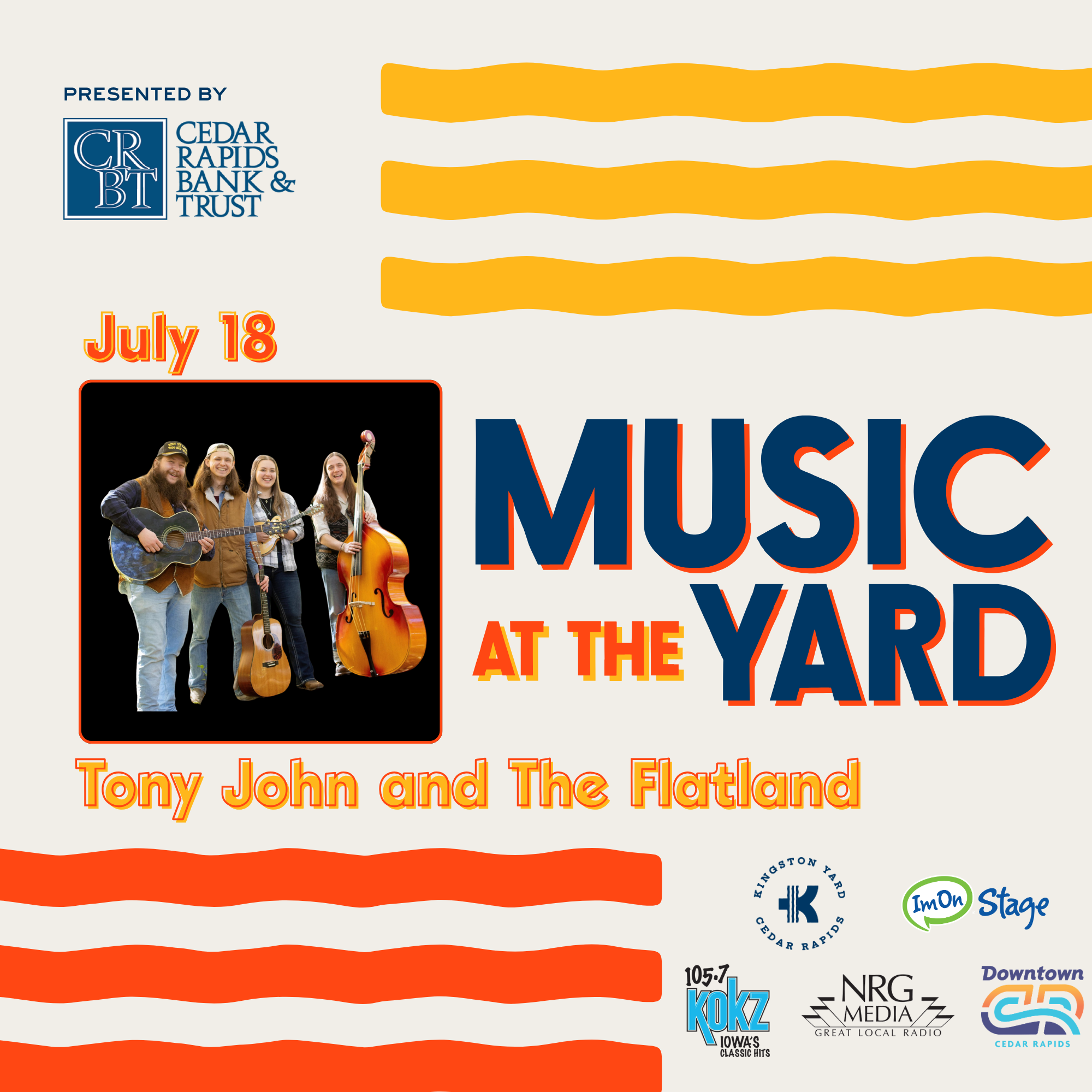 Music at The Yard - Tony John and the Flatland Stringband