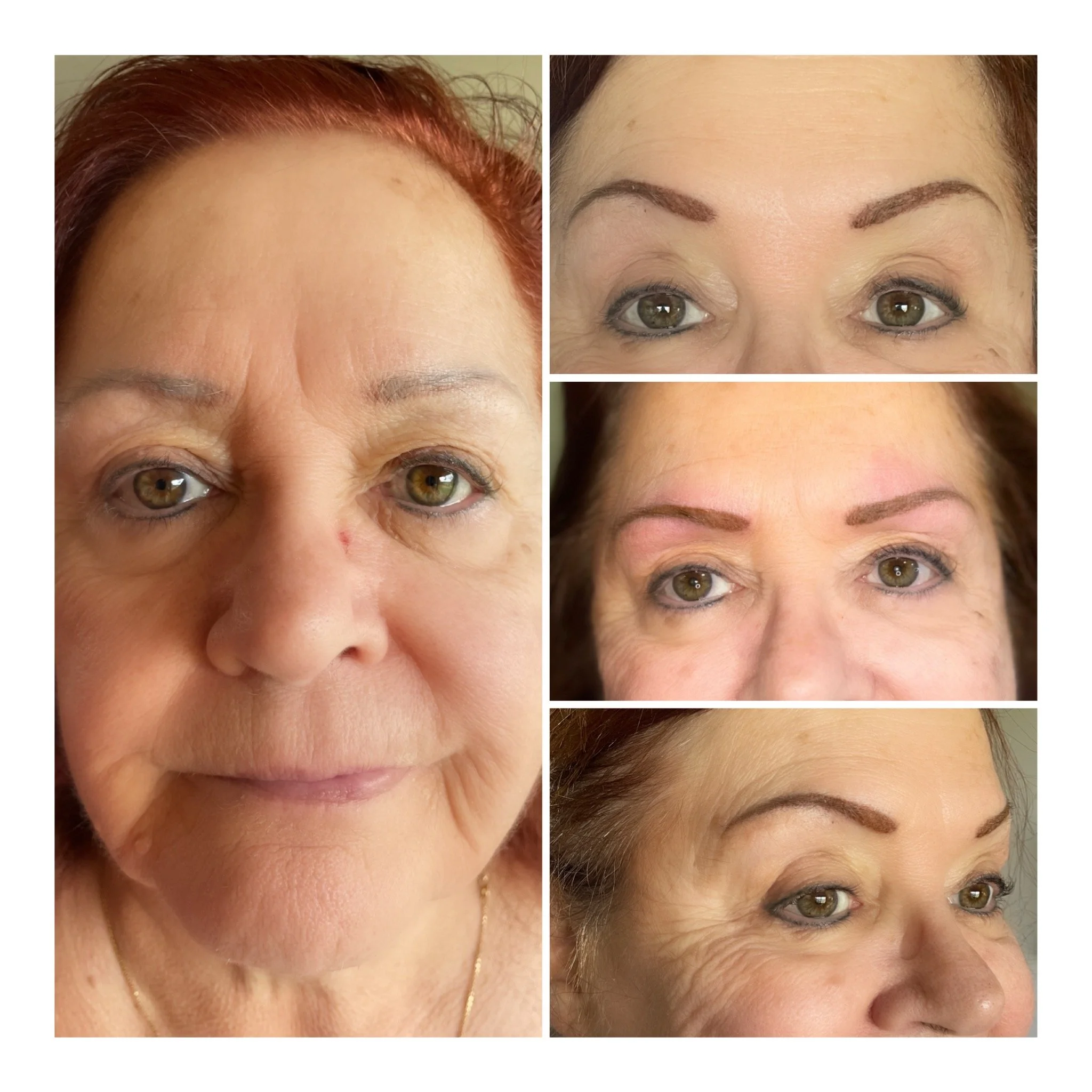 Eyebrows Fix and Color Boost  (initial eyebrows done somewhere else)