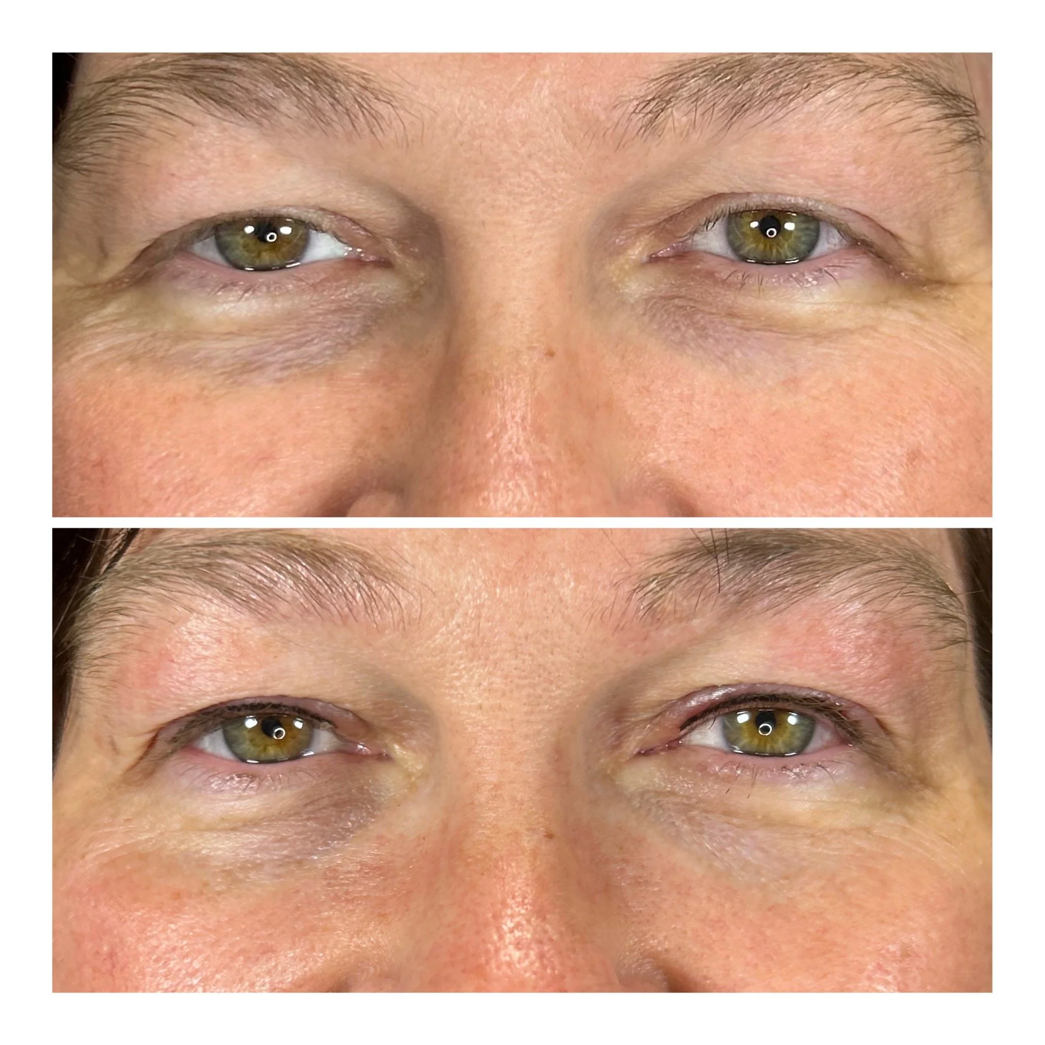 Thin eyelash enhancement Top only 