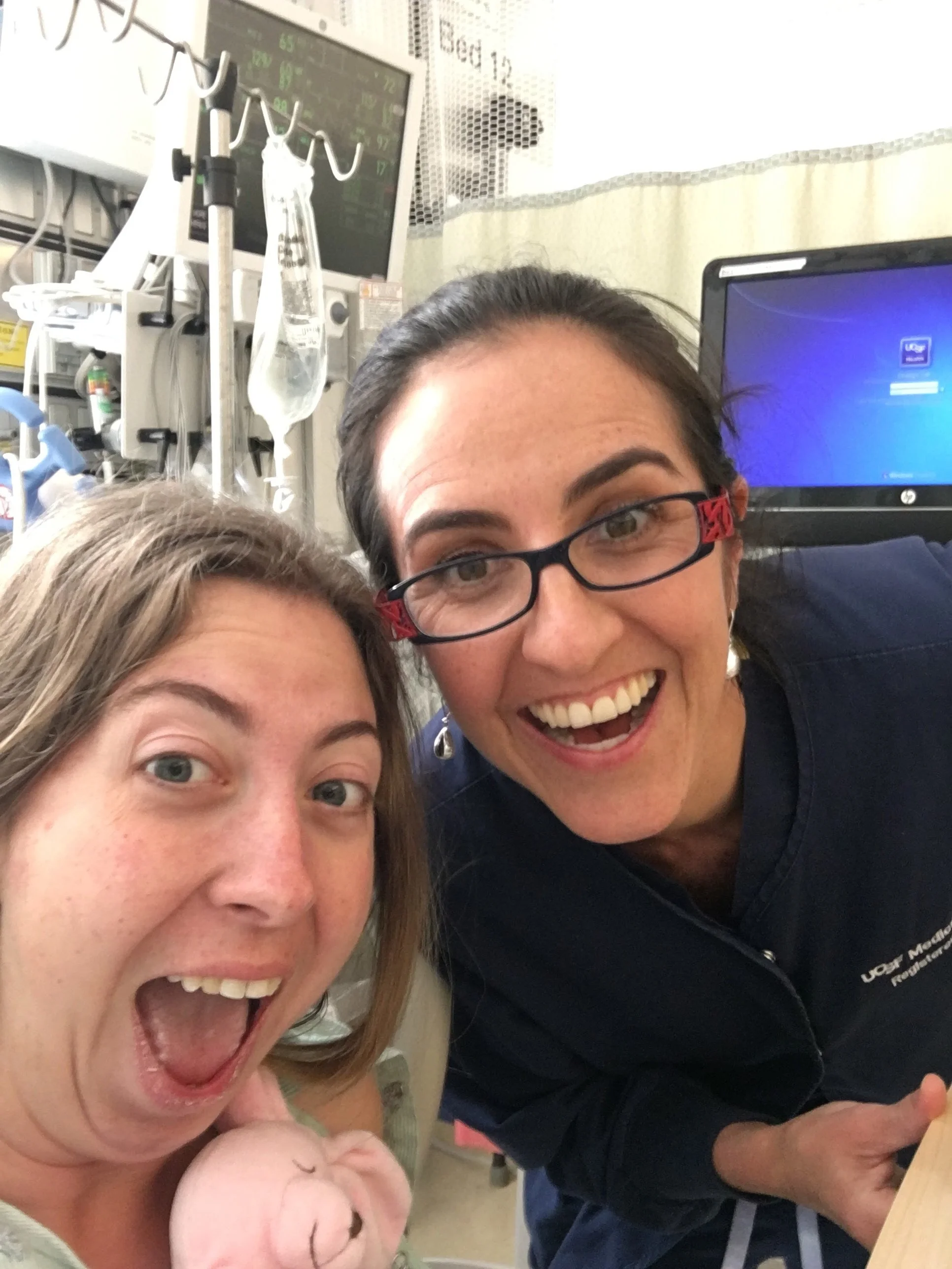 Nurse Lina in ICU, UCSF Parnassus