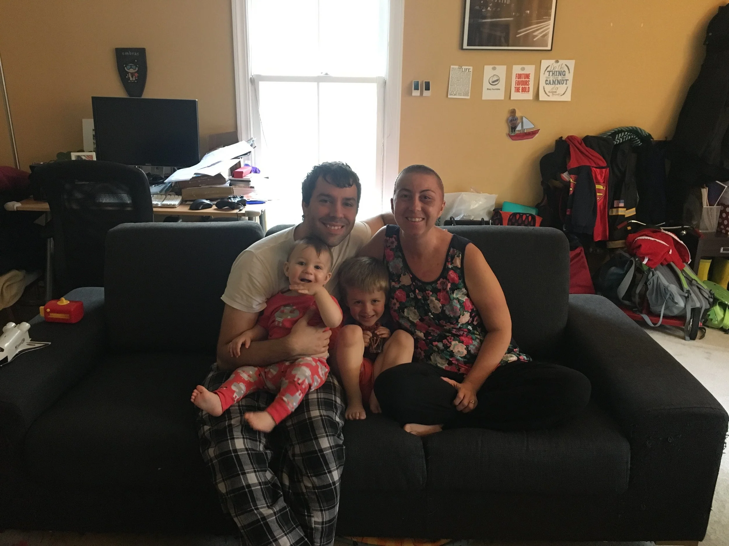 First family pic post-op