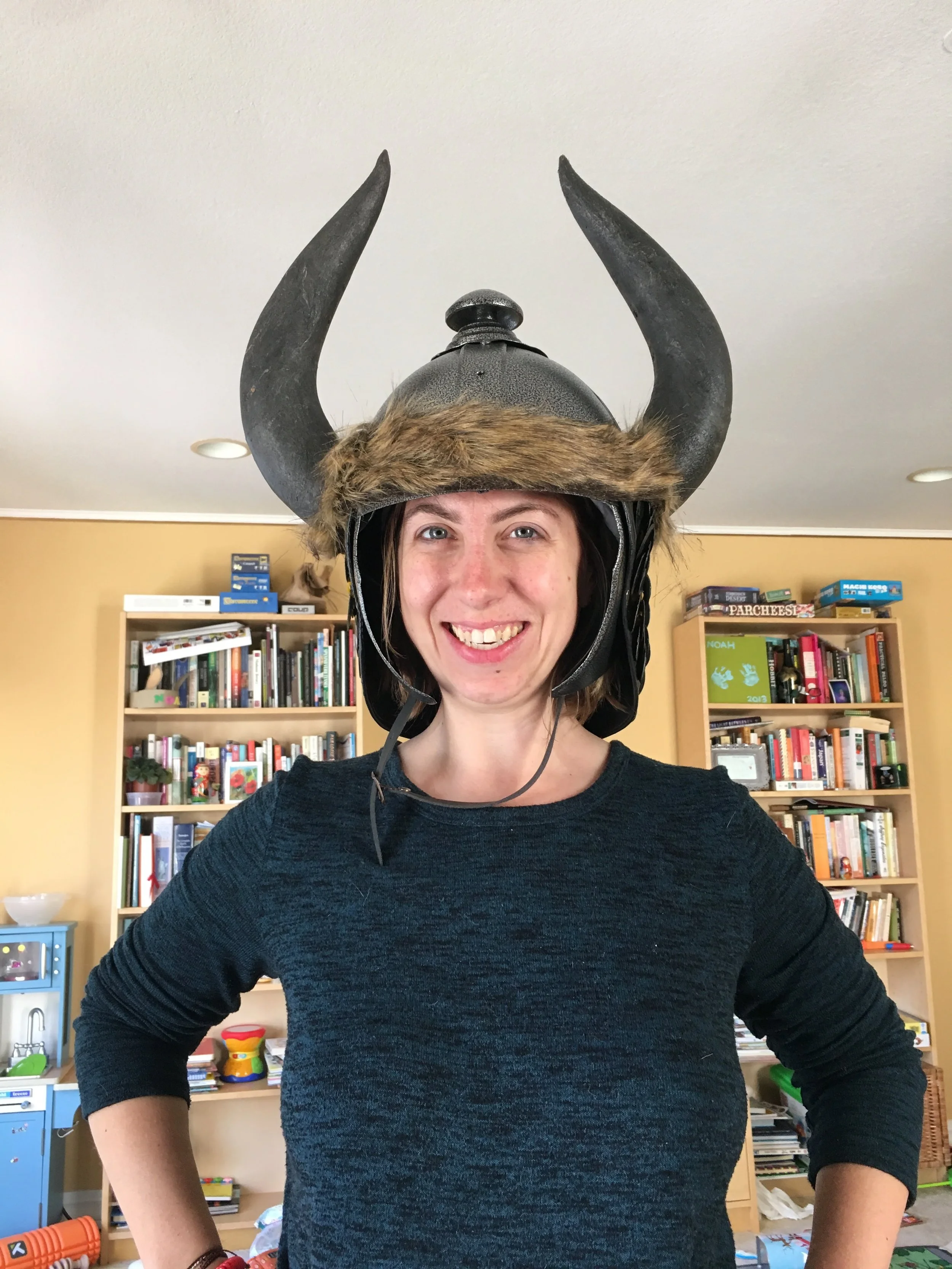 Me and my Viking helmet