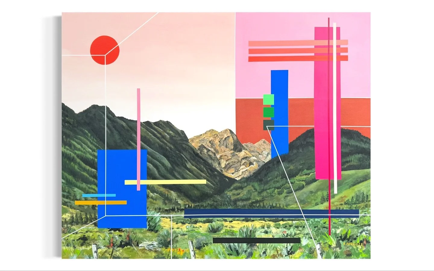 &ldquo;THAT ONE TIME IN CRESTED BUTTE&rdquo; - 48x60 acrylic on canvas. DM for pricing. ✌️