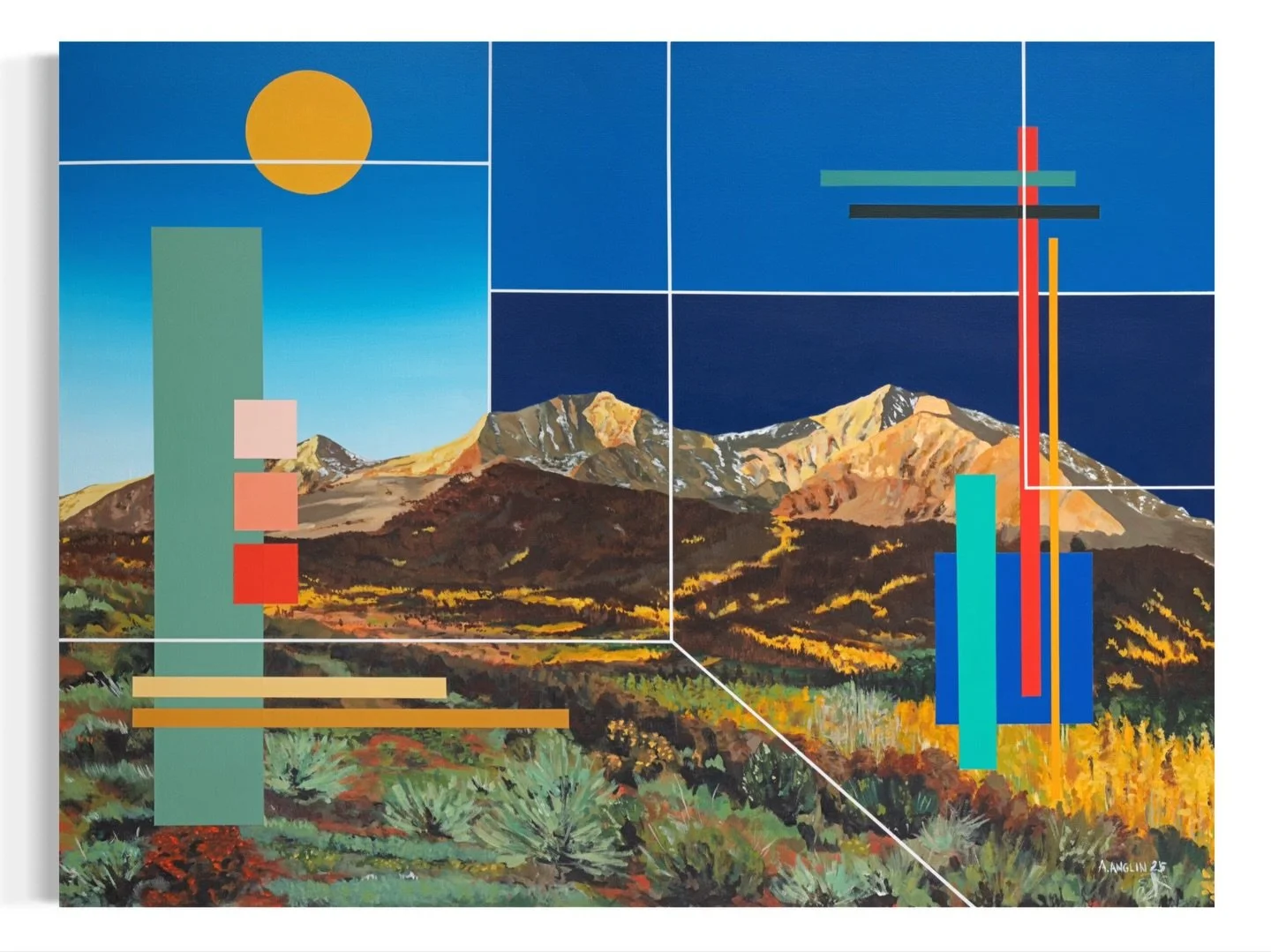 &ldquo;I KNOW WE&rsquo;LL FIND THE PATH&rdquo; - 36x48 acrylic on canvas. This piece was a commission from a wedding I was asked to paint at. Cheers to the new bride and groom! I was thrilled to be asked to paint live at the reception. Would love to 