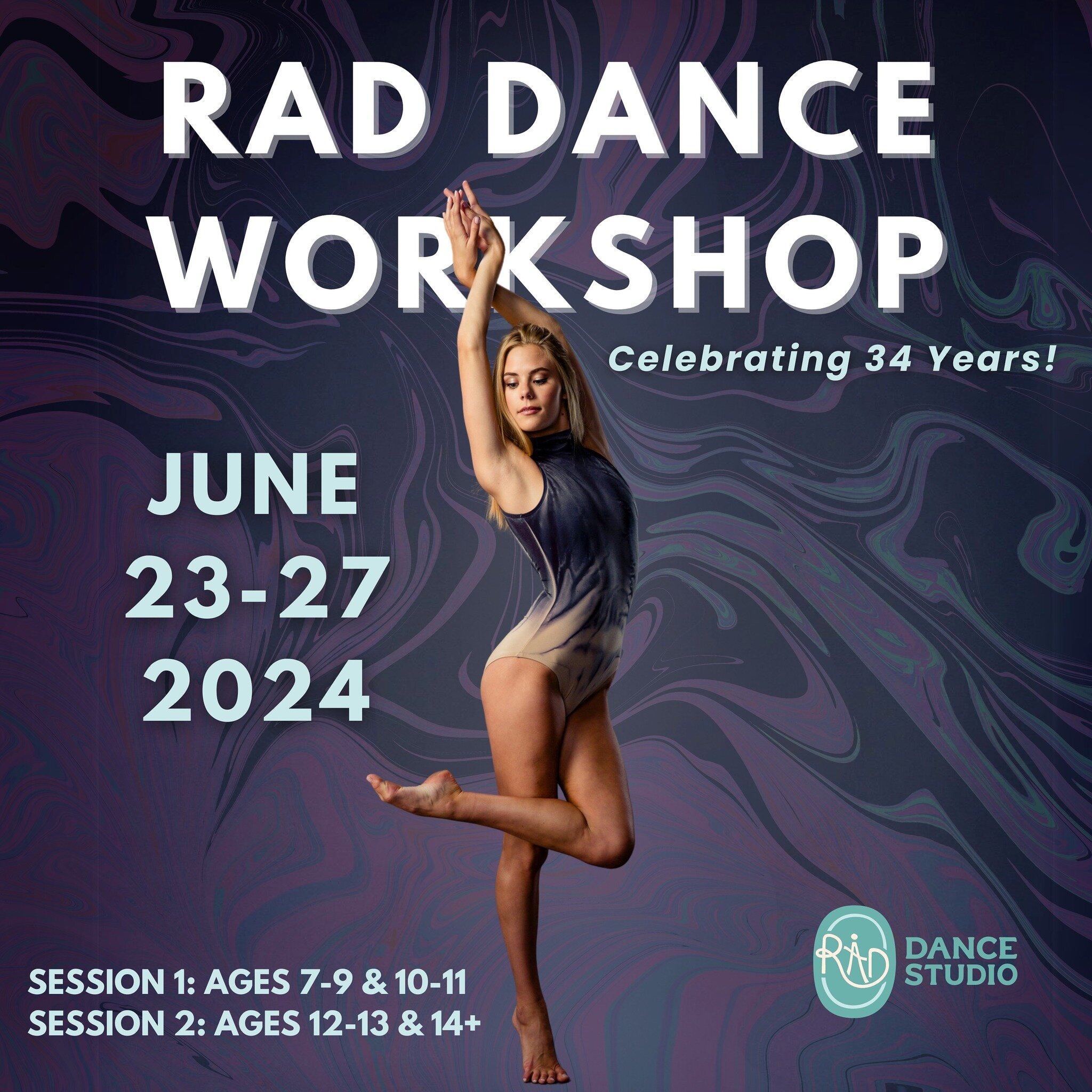 🚨 Looking for a summer intensive that will challenge you, inspire you, &amp; fill you with the love of dance? Look no further! 

🌟 Join us as we kick off RAD&rsquo;s 34th Anniversary Season with our annual RAD DANCE WORKSHOP! 

😍 REGISTRATION NOW 