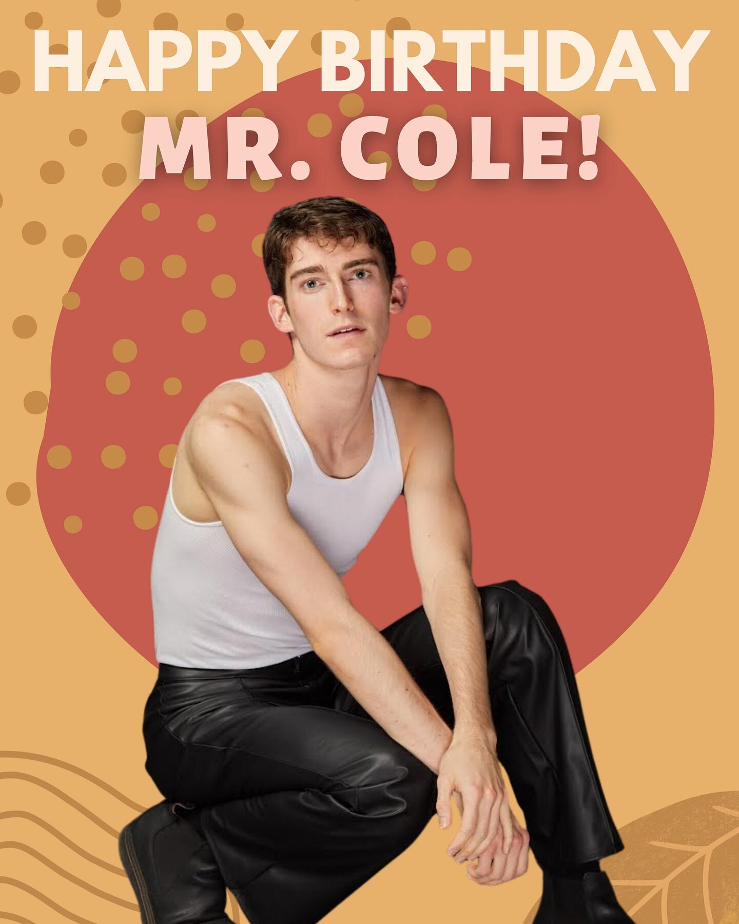 🎉 Join us in wishing 1st year Faculty &amp; RAD Alum  @_coleneville a very Happy Birthday!

💖 Happy Birthday, Mr. Cole! It&rsquo;s been an honor watching you grow as a dancer and having you back to teach and inspire our RAD Dancers - a true full ci