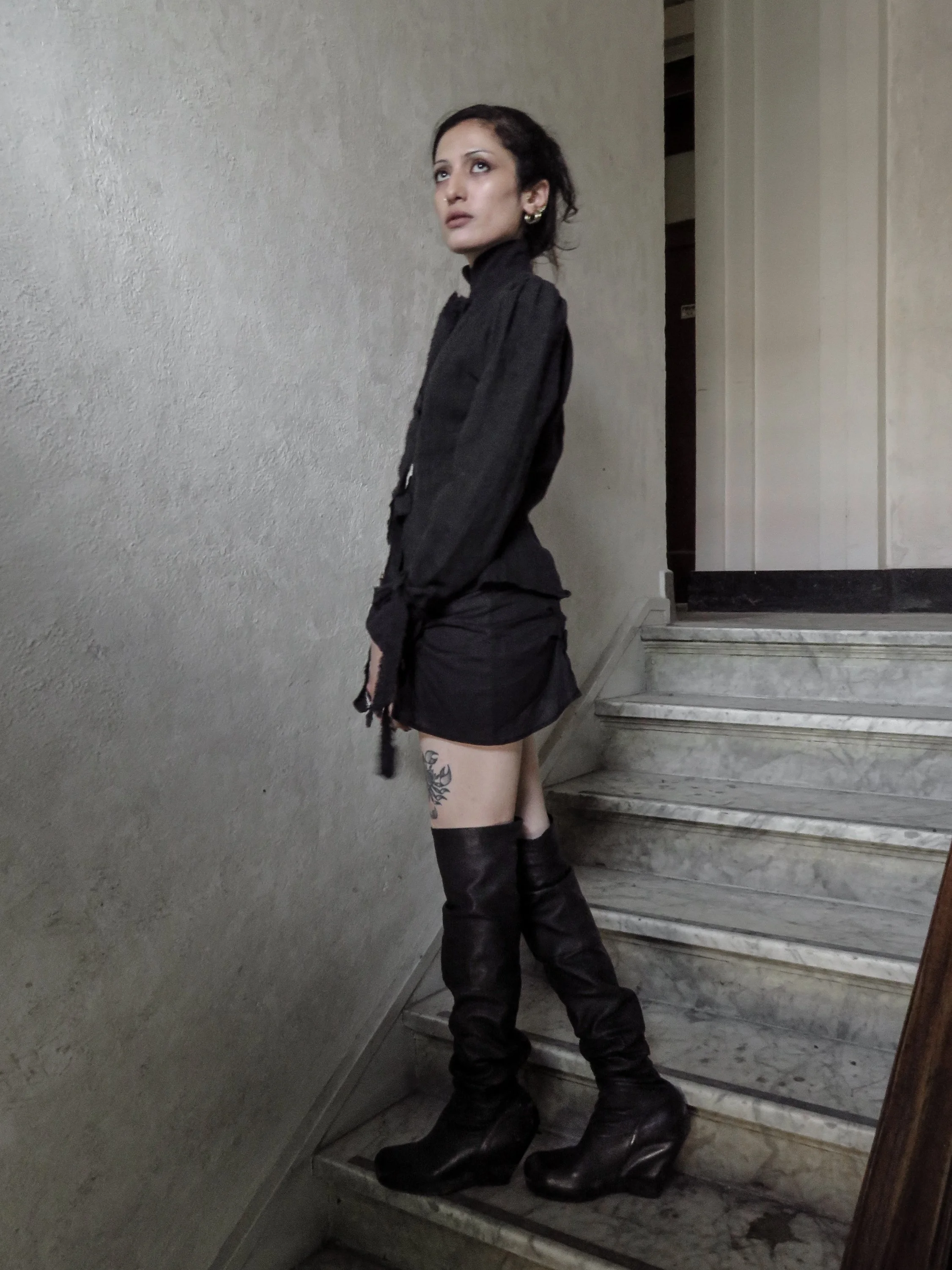 mini skirt + renunciation blouse-8.jpg
