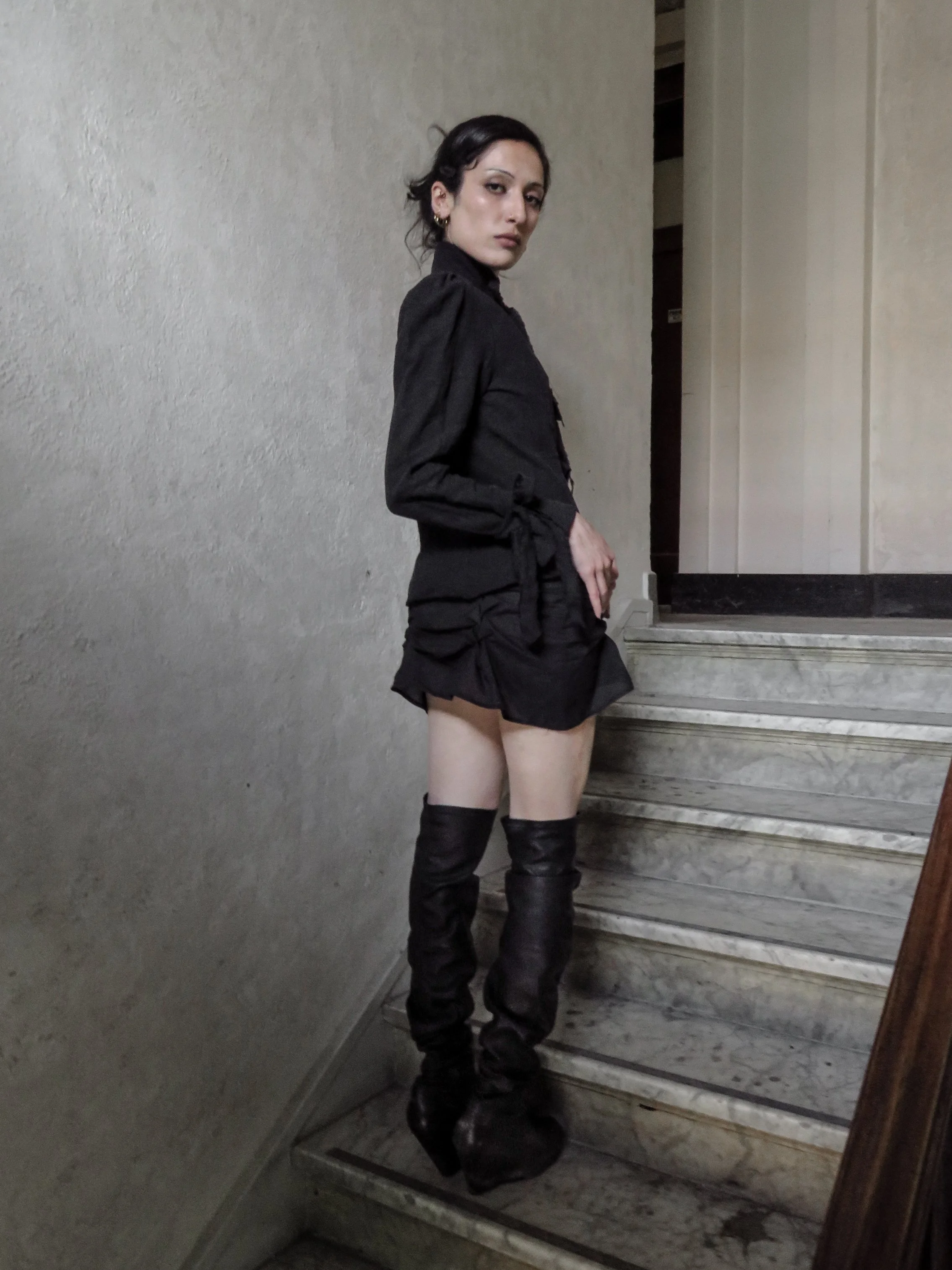 mini skirt + renunciation blouse-6.jpg