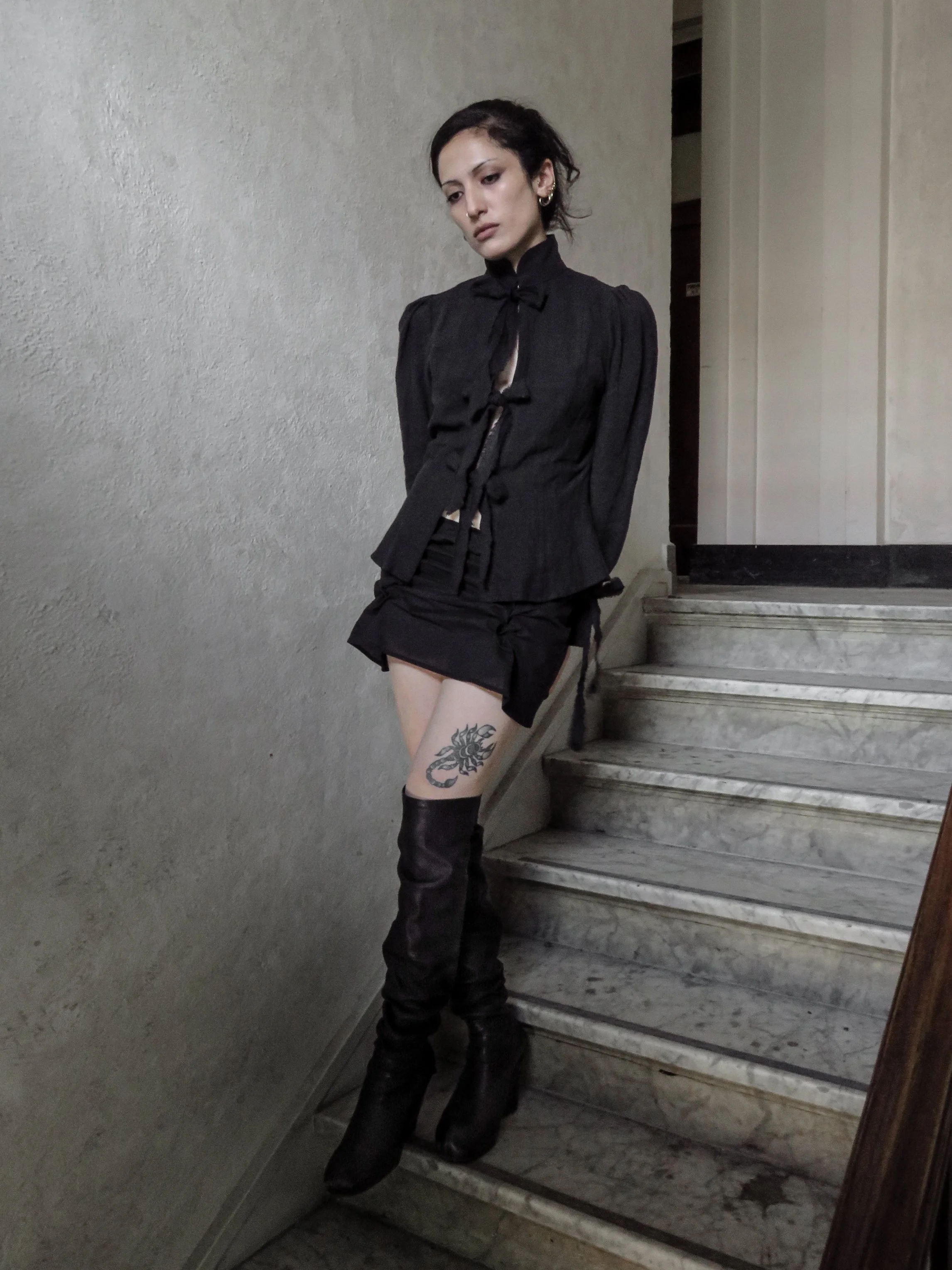 mini skirt + renunciation blouse-3.jpg