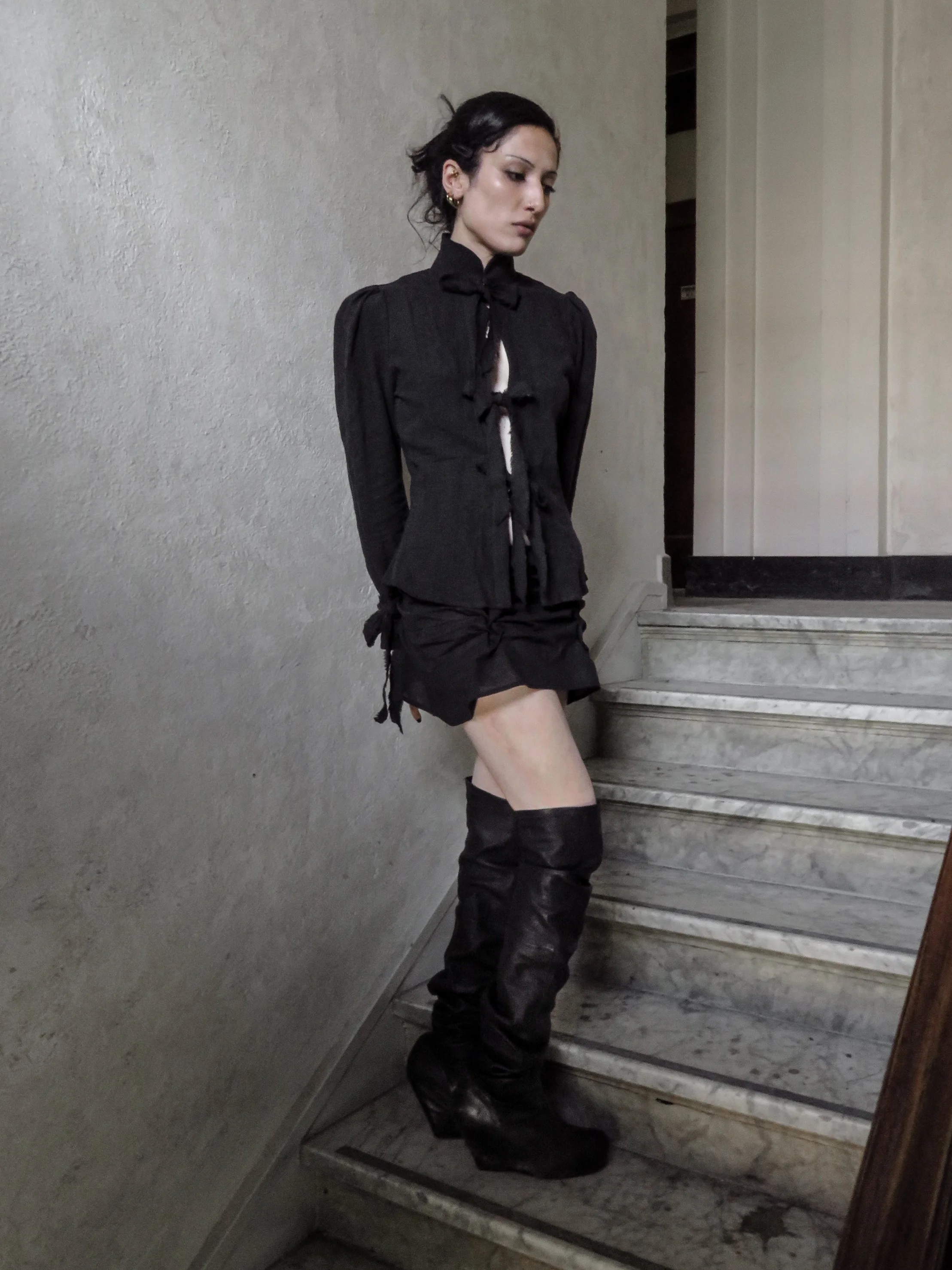 mini skirt + renunciation blouse-4.jpg