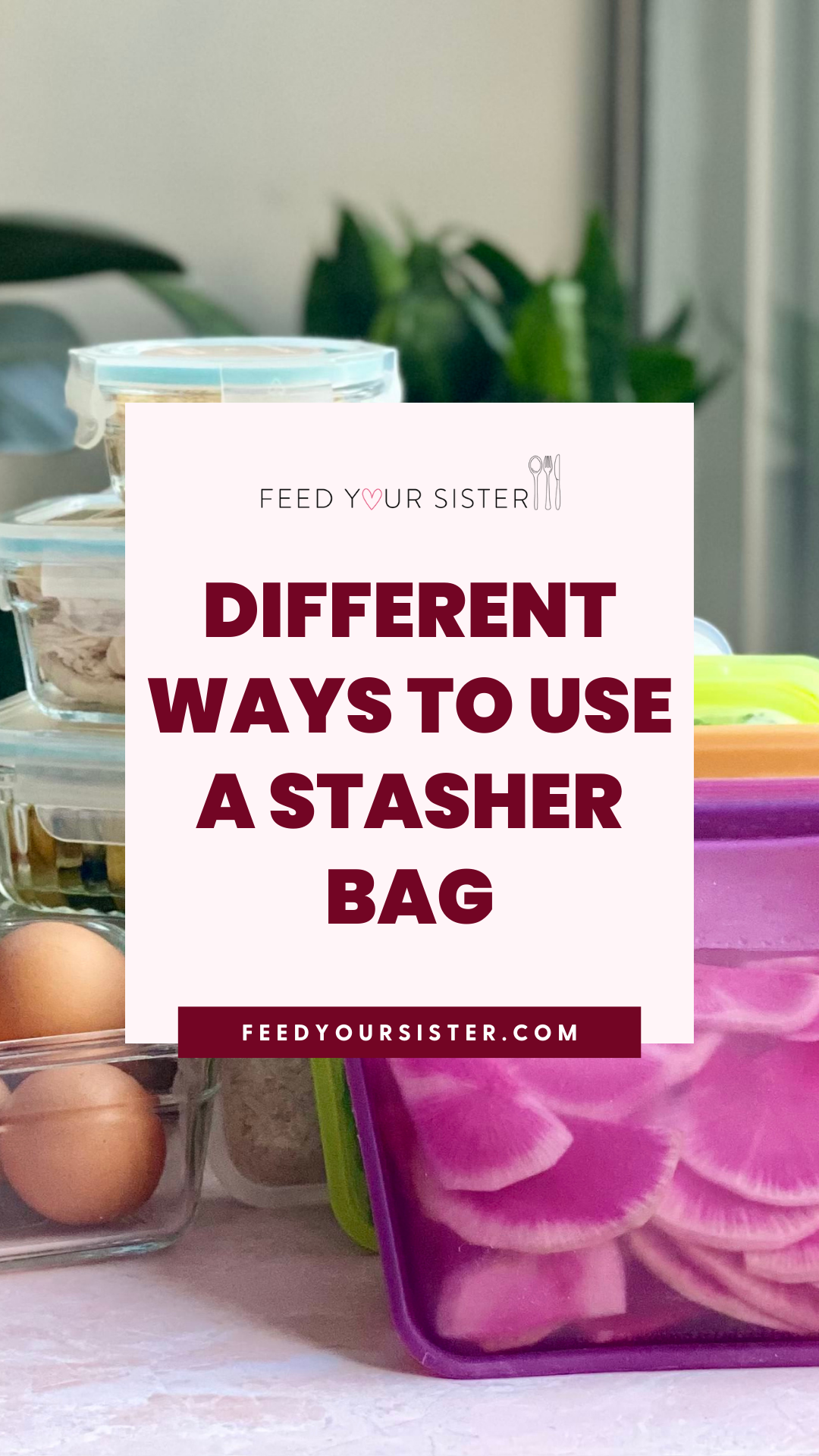 How to use your stasher bag