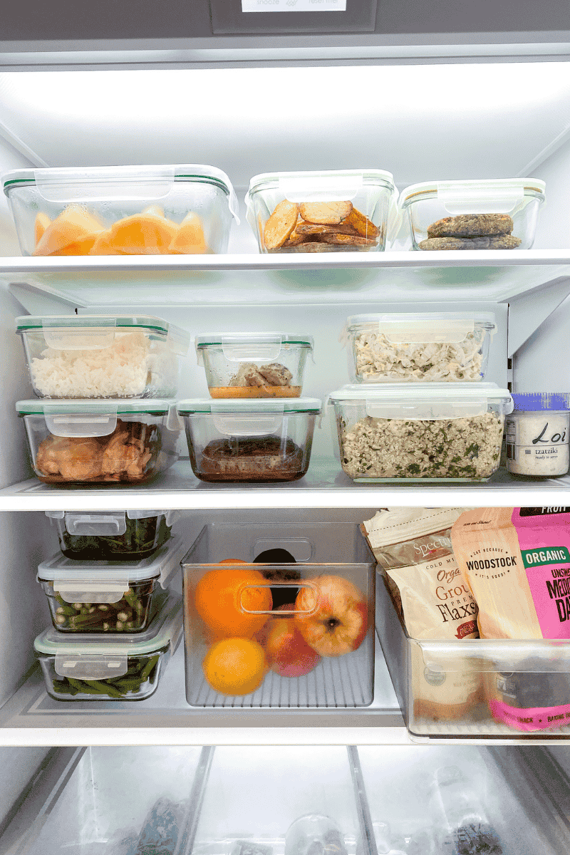 fridge and freezer organization