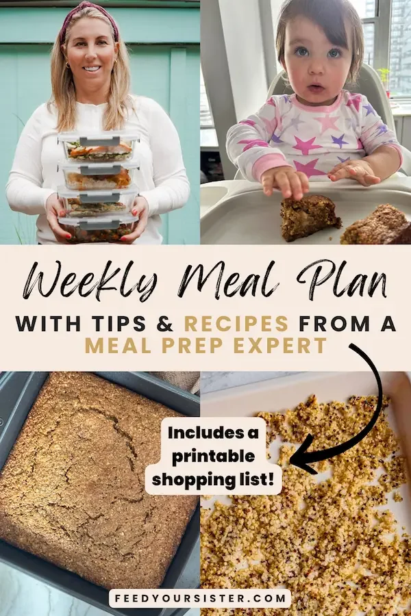 Simple Weekly Meal Plan