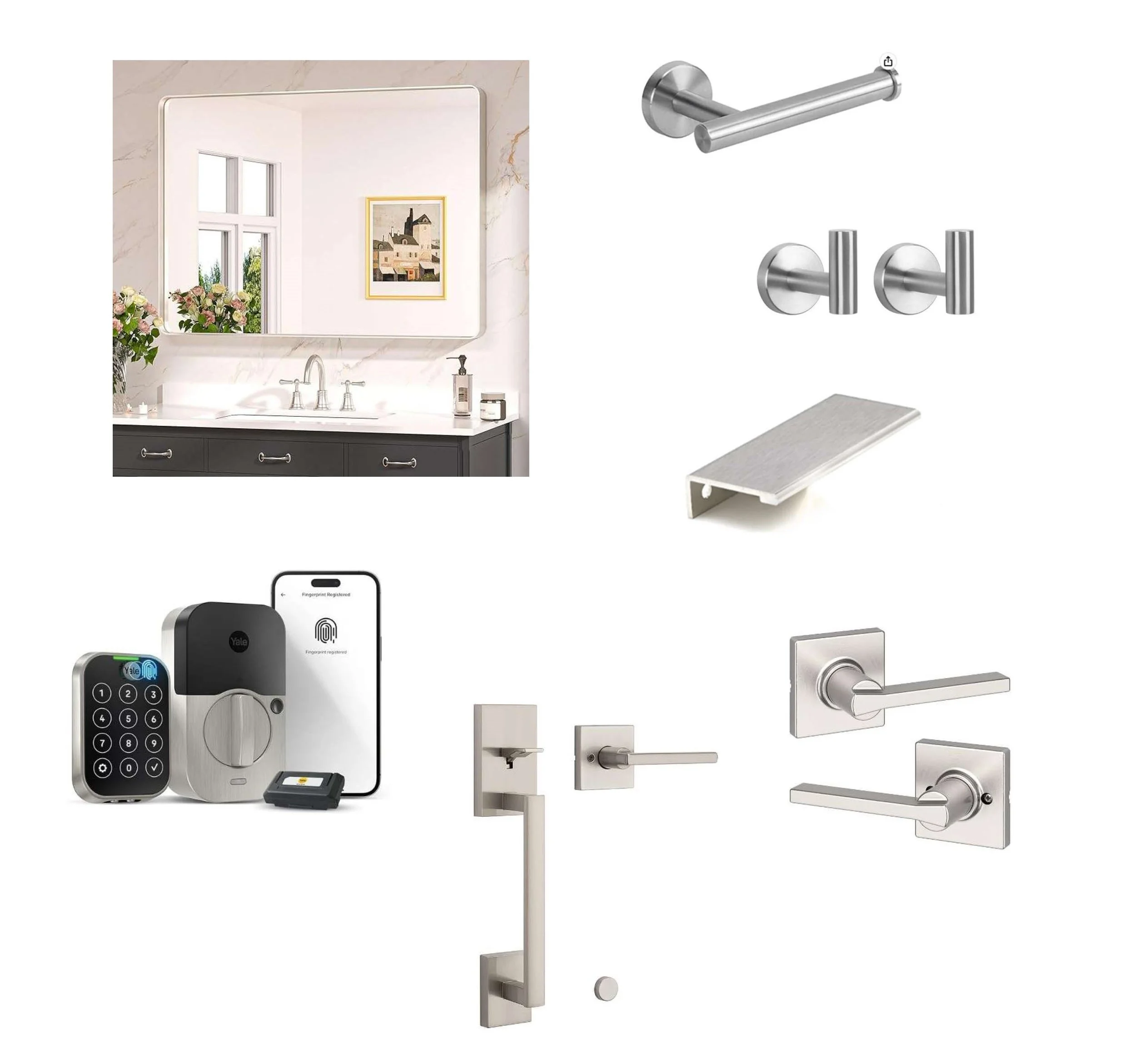 Modern Slate Hardware Fixtures