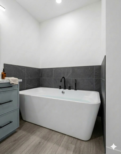 Add a Freestanding Tub! (Upgrade Option)