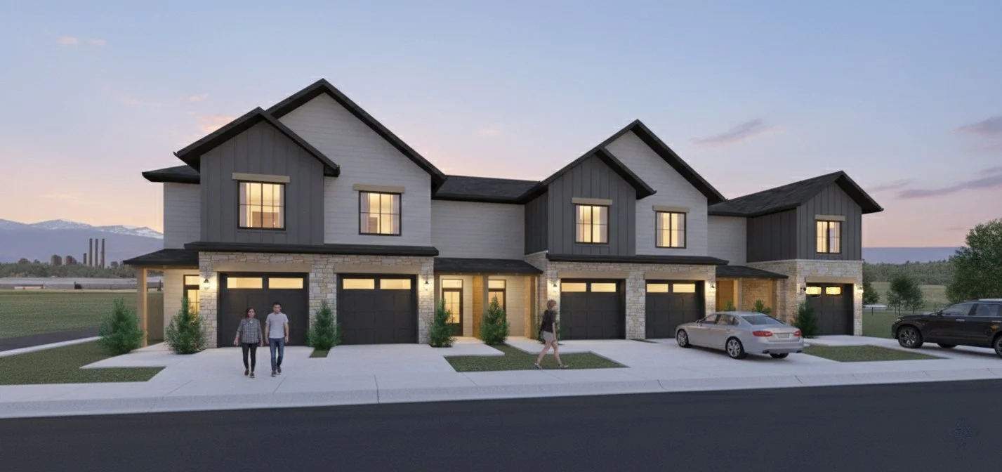 Townhome in Sheridan Wy for sale - Twilight zoomed out