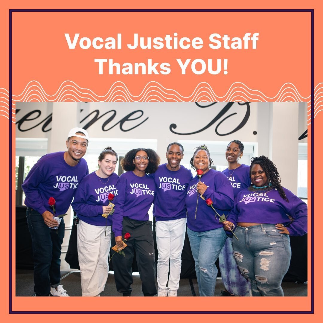 We had a TIME at the Vocal Justice Youth Leadership Summit. Thank you to the staff, facilitators, volunteers, fellows, and especially the YOUTH for showing up. 

We are feeling so full and grateful. We&rsquo;ll share more from the summit soon. 💜

📸