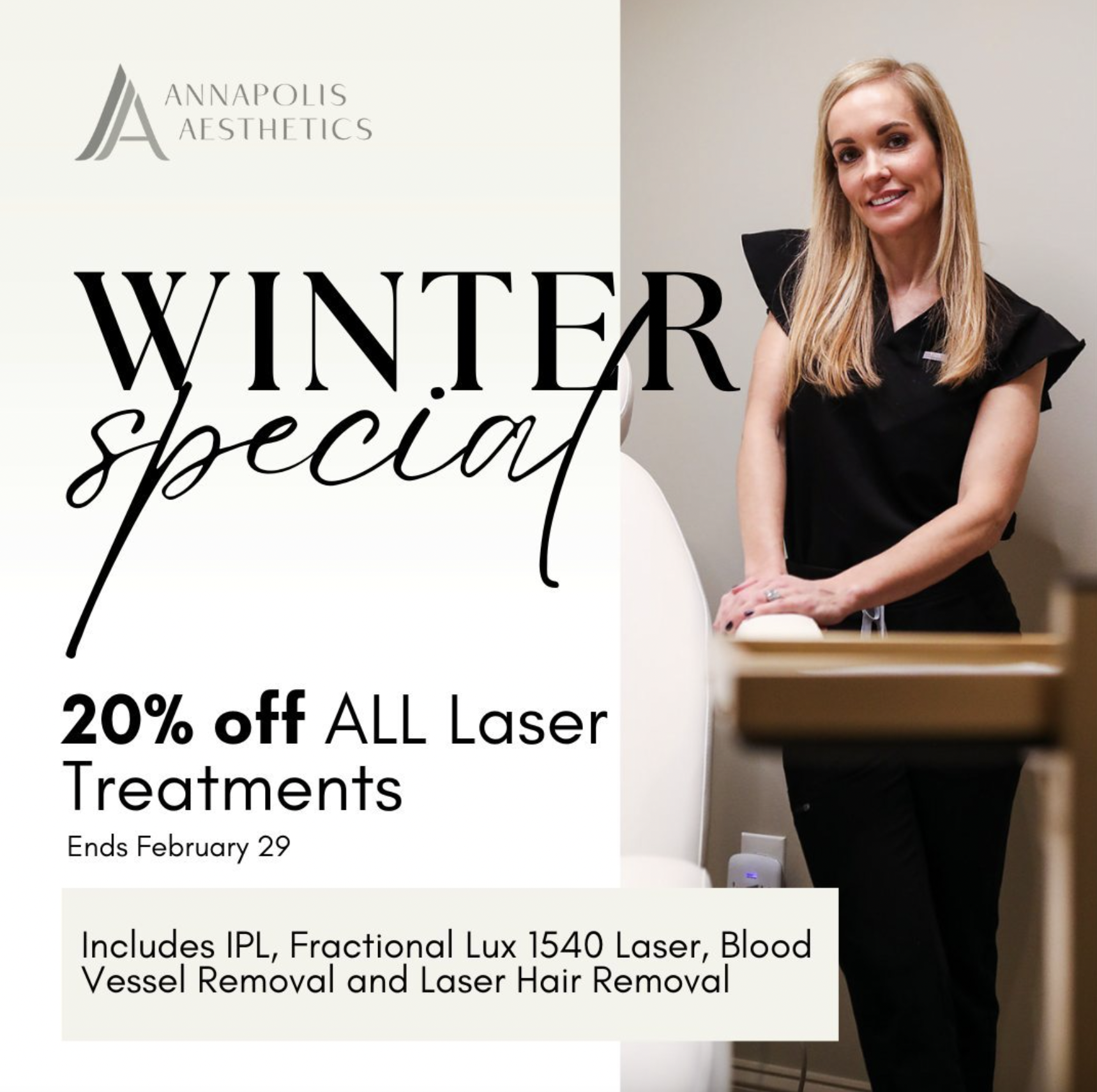 20% Off Laser Ends February 29th