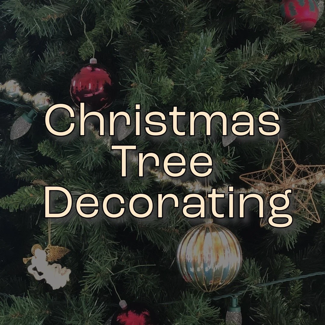 CHRISTMAS TREE DECORATING 