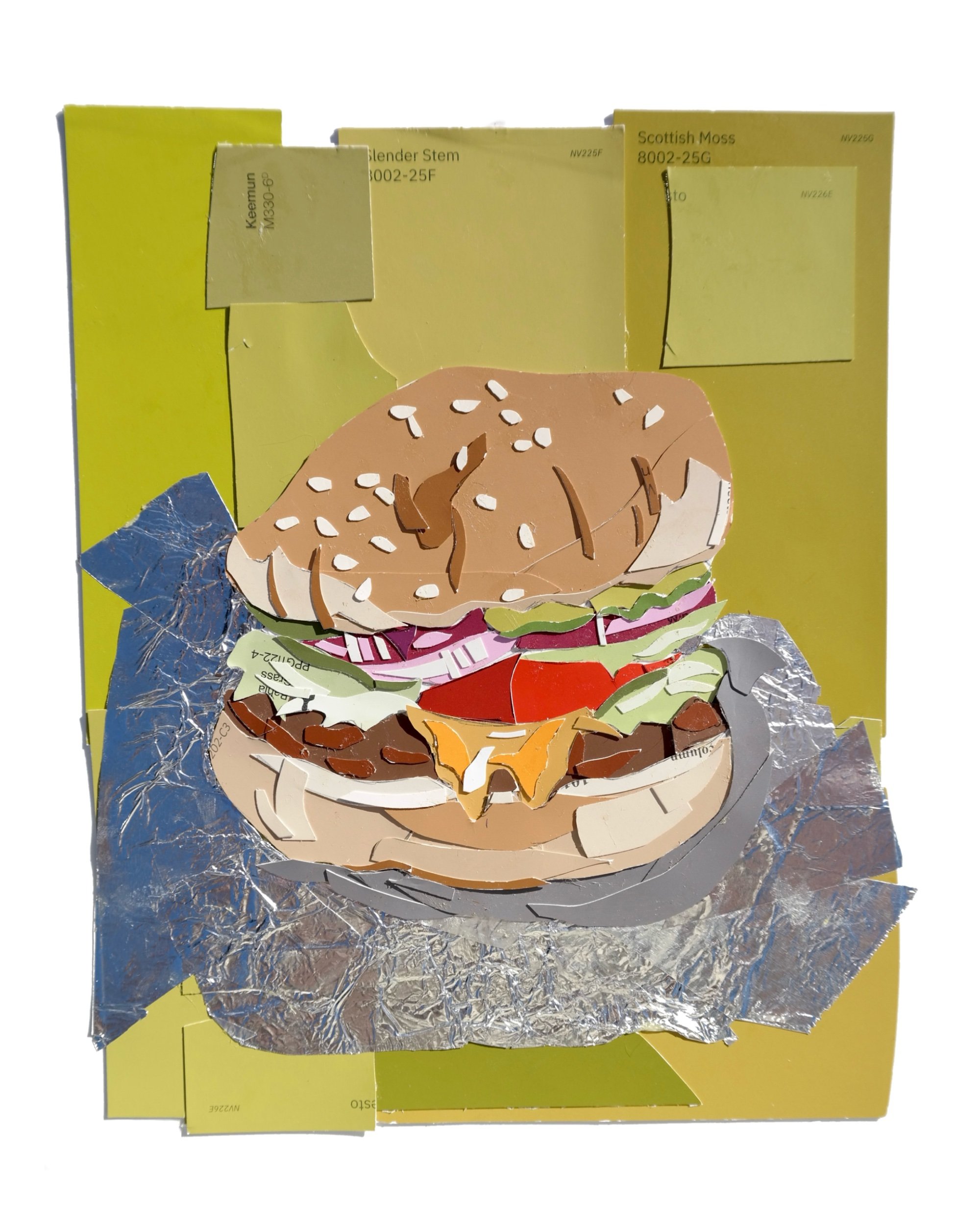 “Burger With the Works.” Fine Art Print