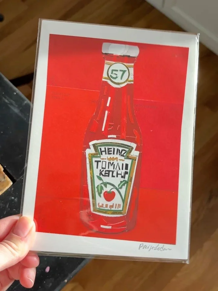 Taking advantage of the fleeting studio sun while it&rsquo;s here ☀️ these are prints of my collage work. I take a lot of care in how these are made. While nothing beats the real deal in the mind of an artist I recognize not everyone can afford origi