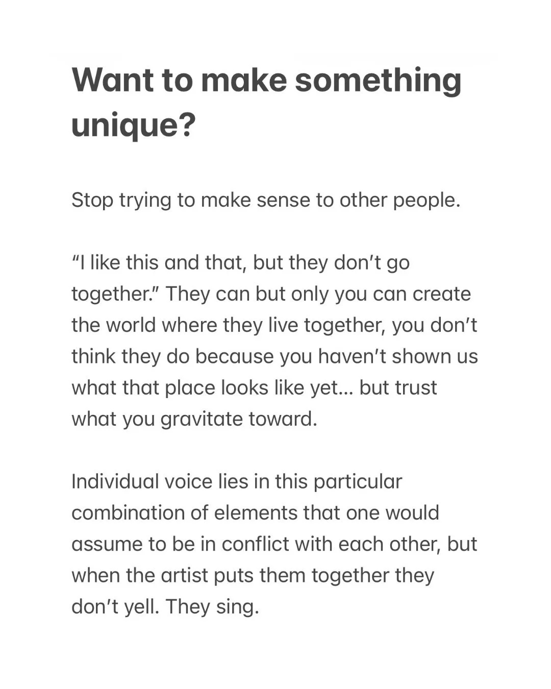 Just stuff I think about. 💭