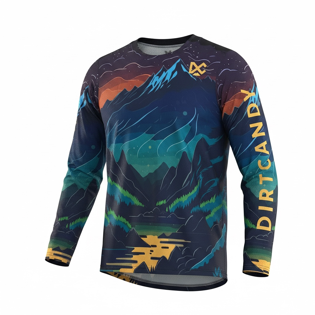 NEW Long Sleeve "Northern Lift" Riding Jersey