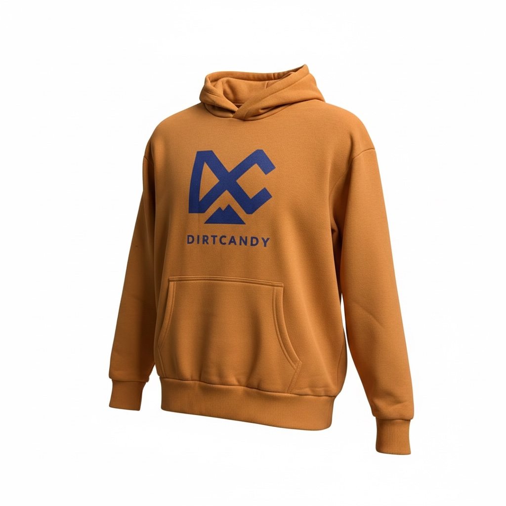 NEW- Next Level Heavy Weight Pullover Hoody, Clay w/ Navy Logos