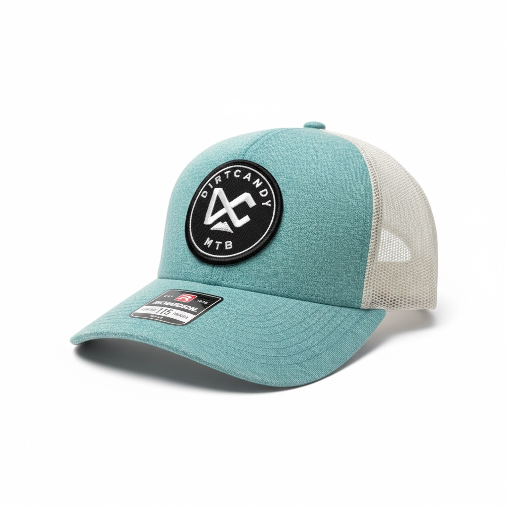 115 Green / Teal / Birch Ball Cap w/ Black Patch