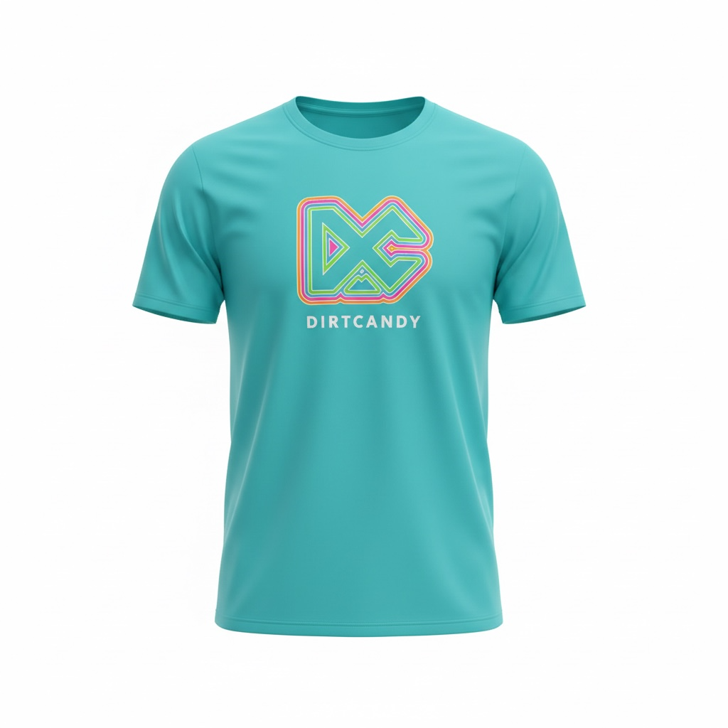 Tahiti Blue, NEON Logo, Next Level, 6210 Premium CVC Unisex T