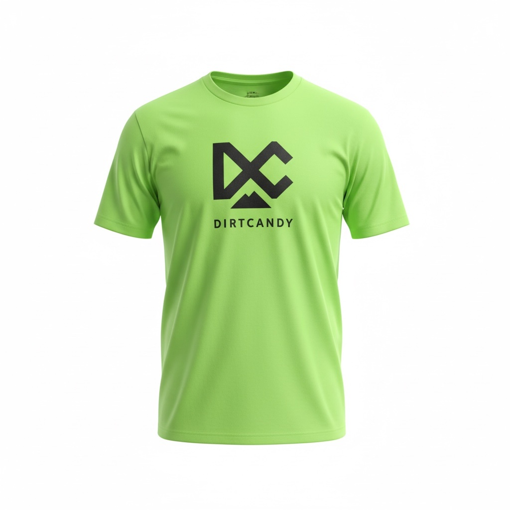 Next Level, Neon Green w/ Black Logo, T-Shirt