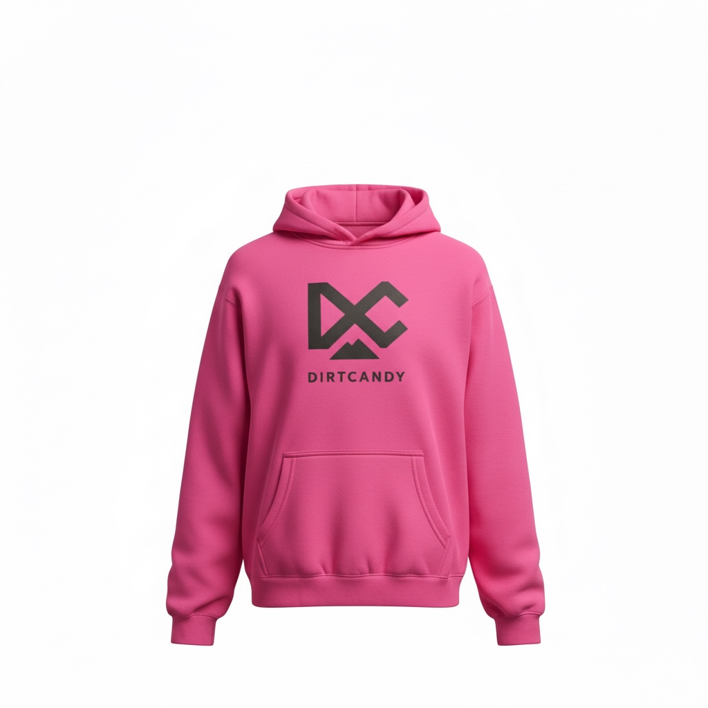 NEW- Mid-Weight Relax Hood, Charity Pink w/ Graphite Logos