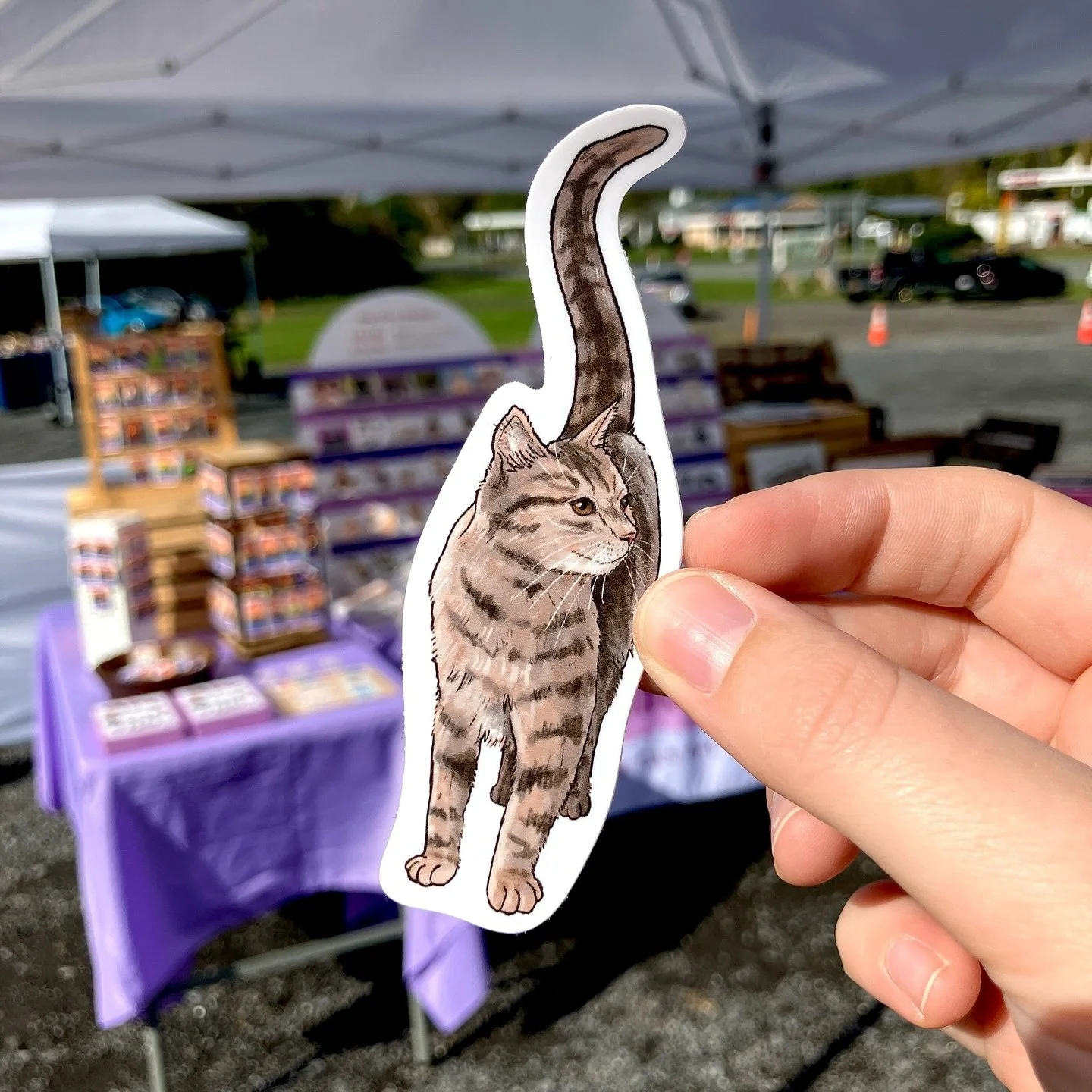Another windy (but beautiful) day at @theschodackfarmersmarket 🐈🐈&zwj;⬛ Can you believe that we&rsquo;re almost done with the season? I&rsquo;ll be here today until 6:30 and then one last time on October 22!