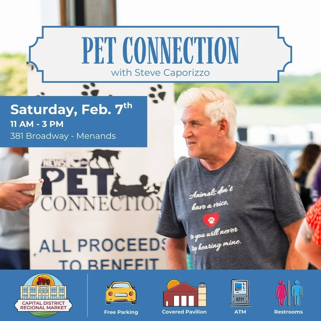 Pet Adoption Festival w/ Steve Caporizzo by the Capital District Regional Market
