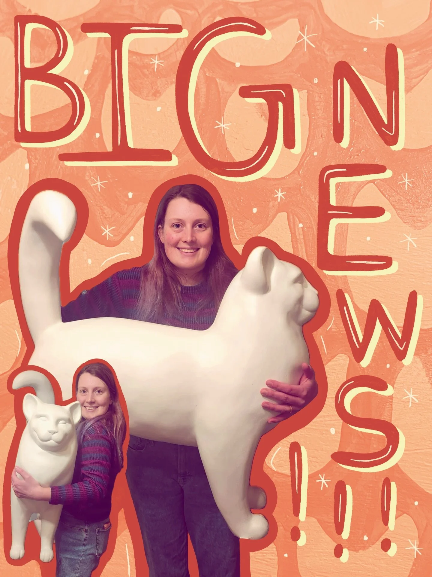 I&rsquo;m so excited to finally share this will you all&hellip; I&rsquo;m an artist for this year&rsquo;s @catnaroundcatskill celebration! If you didn&rsquo;t know, it&rsquo;s a 20 year tradition in the village of Catskill, NY. Artists decorate blank