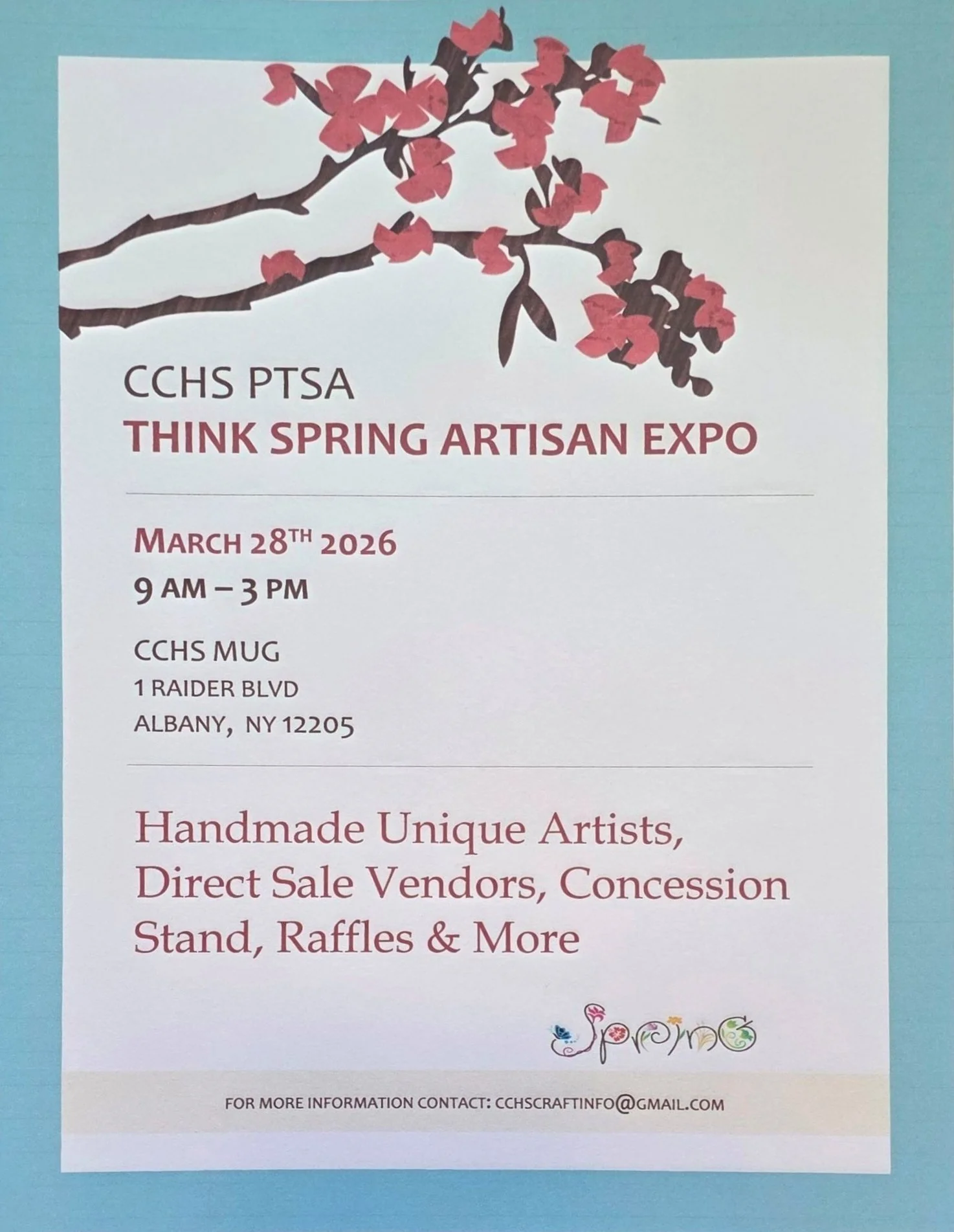 CCHS Think Spring Artisan Expo