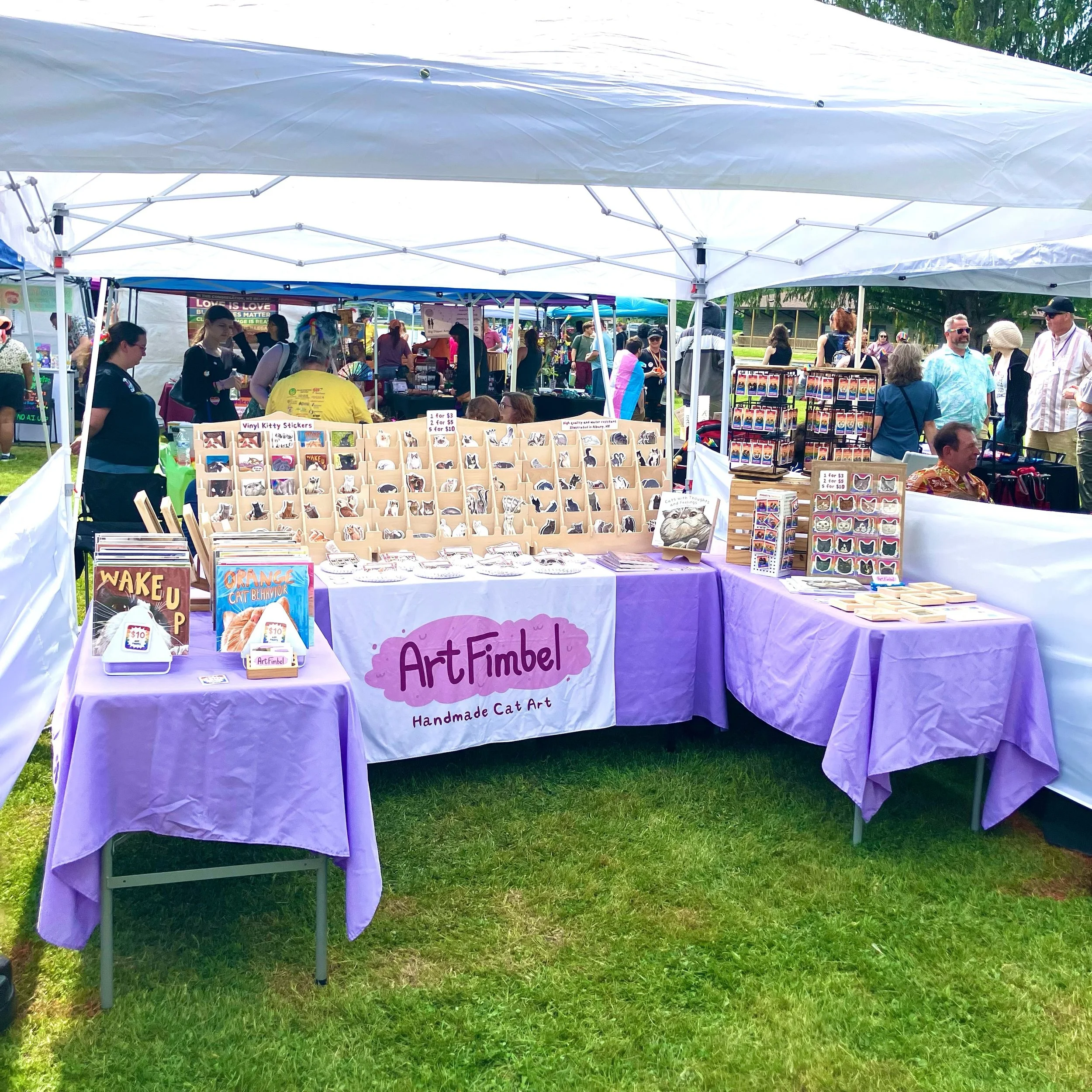 Happy Pride! 🏳️&zwj;🌈 I&rsquo;m at my very first Pride event of the year, Pridefest by the Otsego Pride Alliance. The event goes until 8pm in Neahwa Park in Oneonta! 💛💛