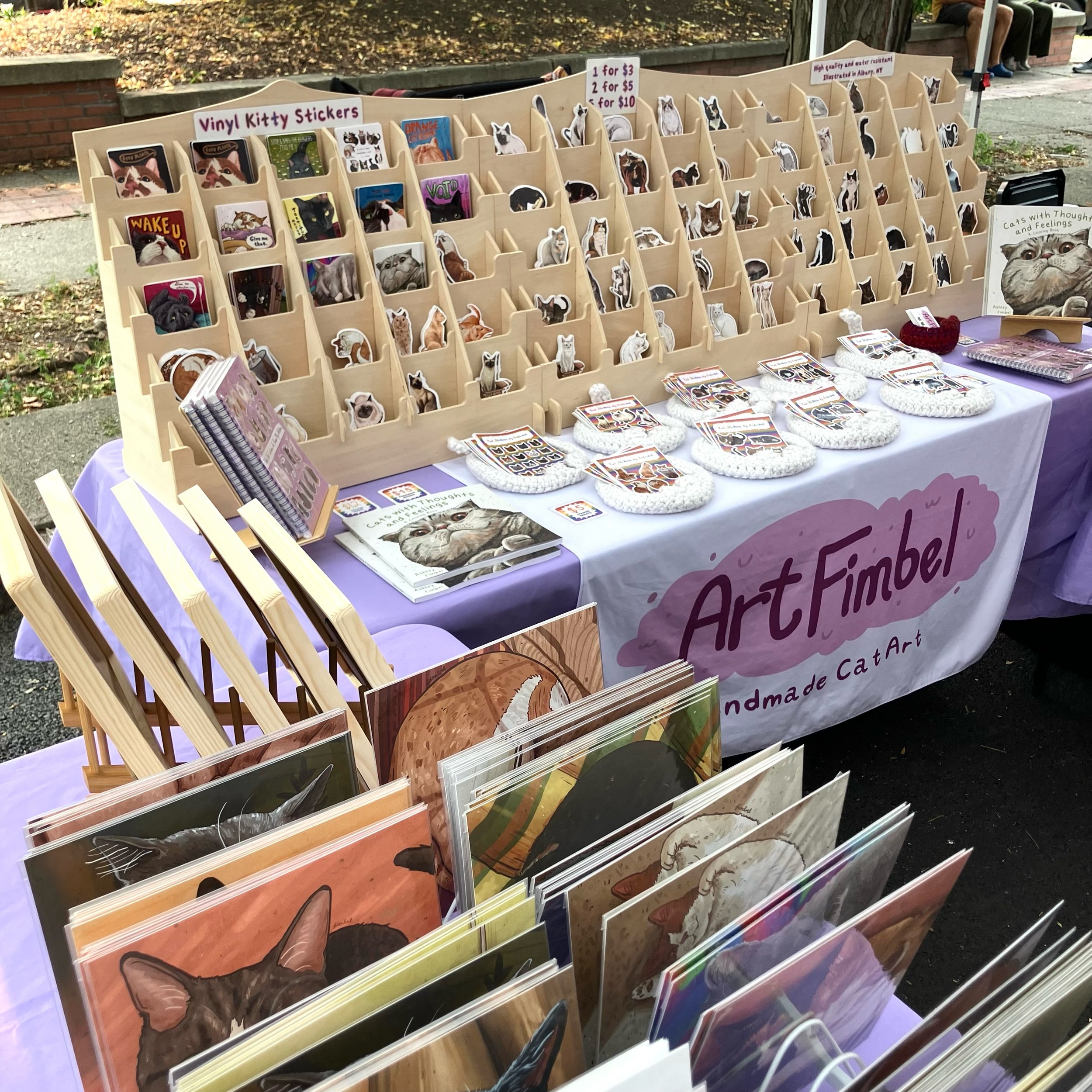 Good morning! ☀️ It&rsquo;s another day at the Troy Farmers Market in Troy. I&rsquo;m one of three vendors set up outside of @hanginhandmadeboutique 💛 We&rsquo;re outside til 2pm, and the shop is open til 3pm! It&rsquo;s clear now, I&rsquo;m hoping 
