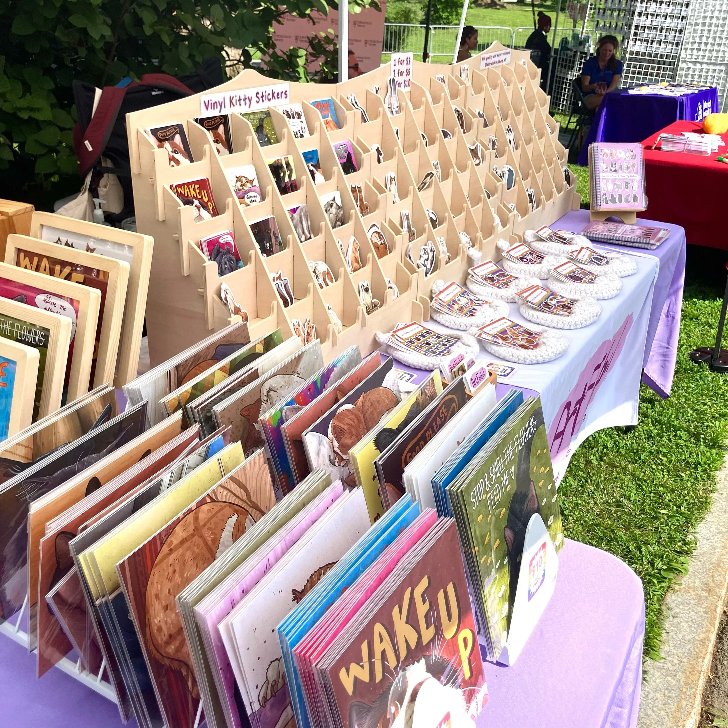 Alive at 5 is at Washington Park today! I&rsquo;m here until 8pm. You can also see me this weekend at the Schoharie Lily Festival on Saturday and A Big Gay Market @abiggaymarket on Sunday (also in Washington Park)!