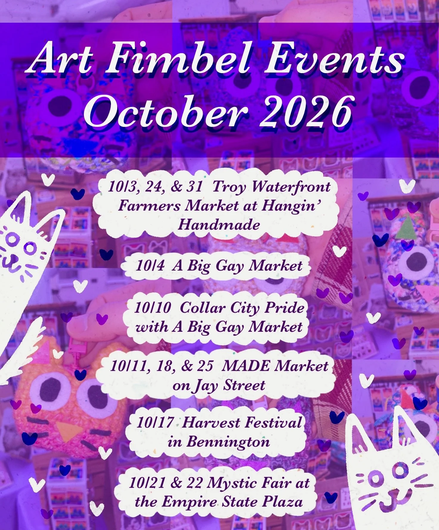 It&rsquo;s that time of year again, it&rsquo;s almost October! I&rsquo;m ready for the spooky vibes, pumpkin spice everything, autumn leaves, and black cats. 👻🎃🍁🐈&zwj;⬛ 
Swipe through for some 10/10 pet photos, and here is my full list of events 
