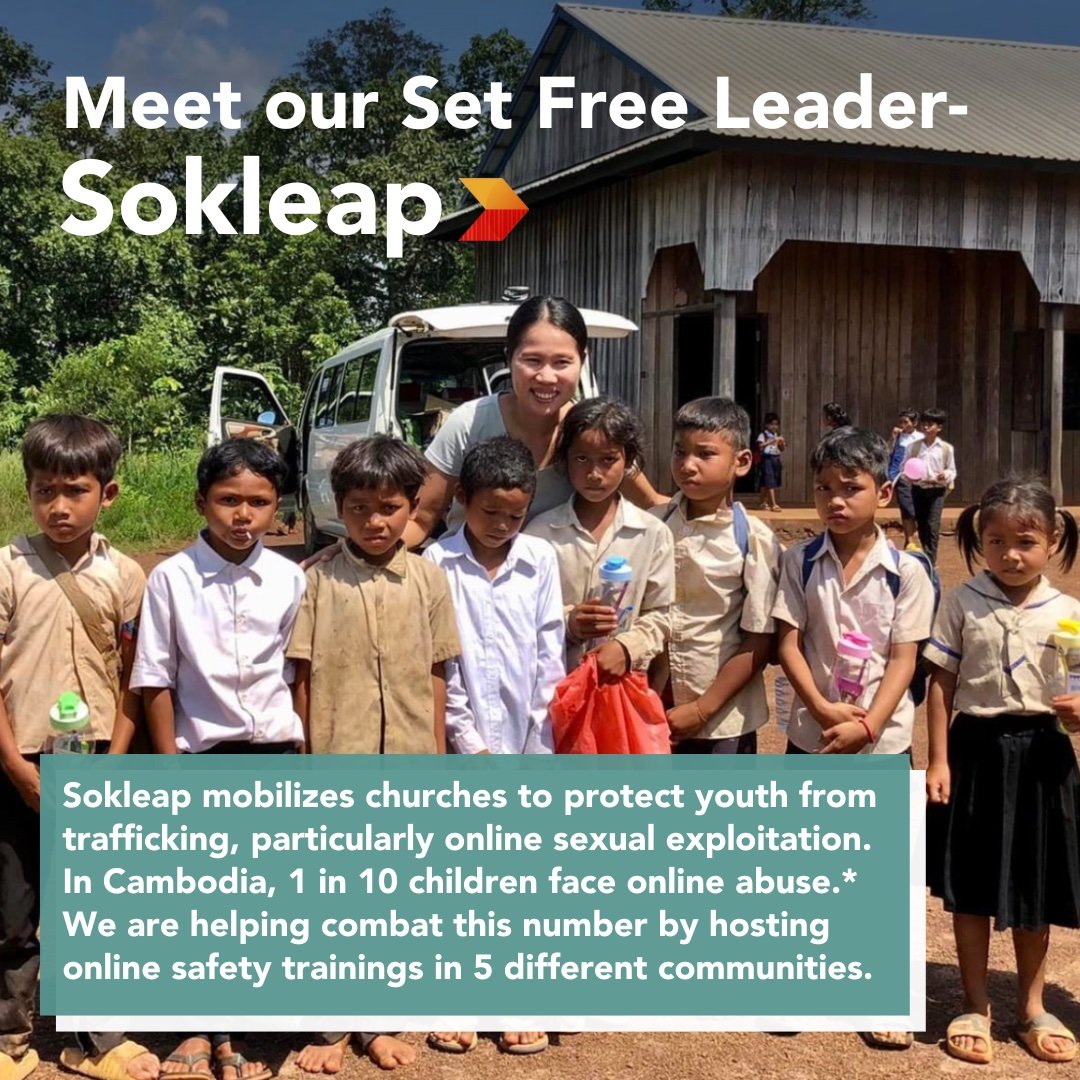 Sokleap is having transformational impact. Sokleap is a champion of freedom! 

#championoffreedom #setfreemovement